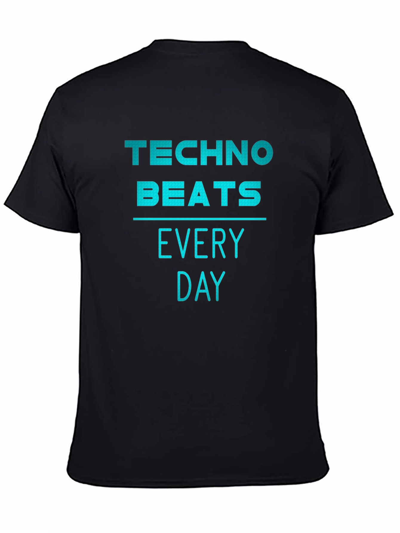 Techno Beats Every Day Graphic T-Shirt