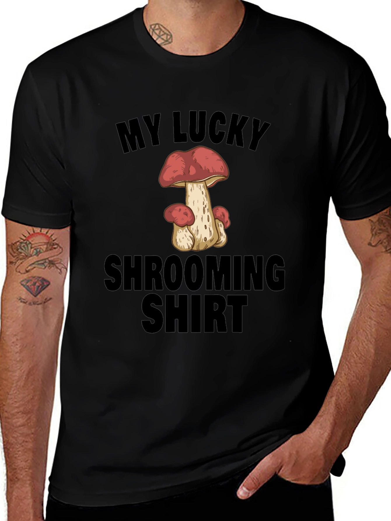 My Lucky Shrooming Shirt - Mushroom Graphic Tee