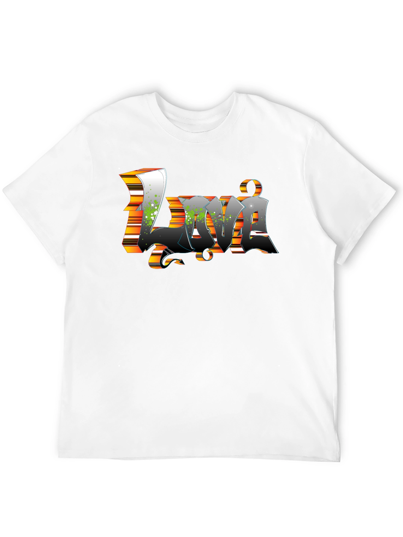 Black Graphic Tee - Luv Design
