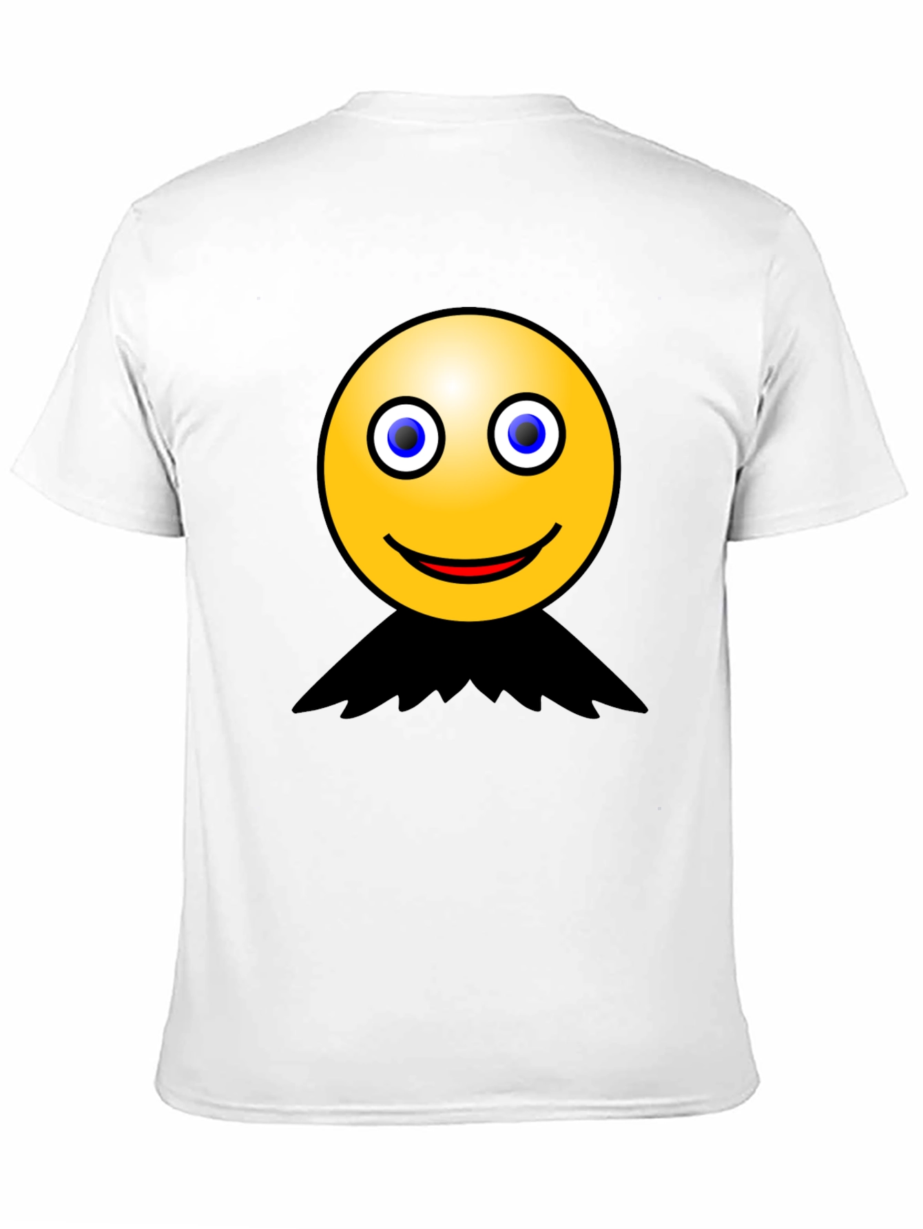 Smiley Face Graphic Black T-Shirt