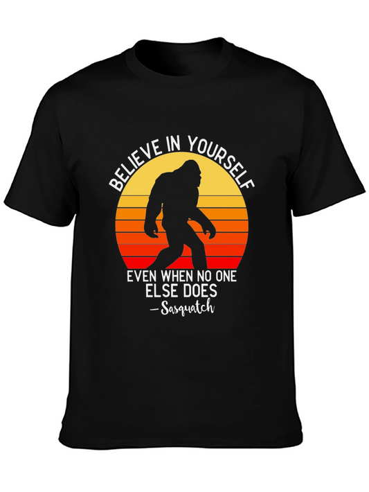 Believe in Yourself Sasquatch Graphic Tee