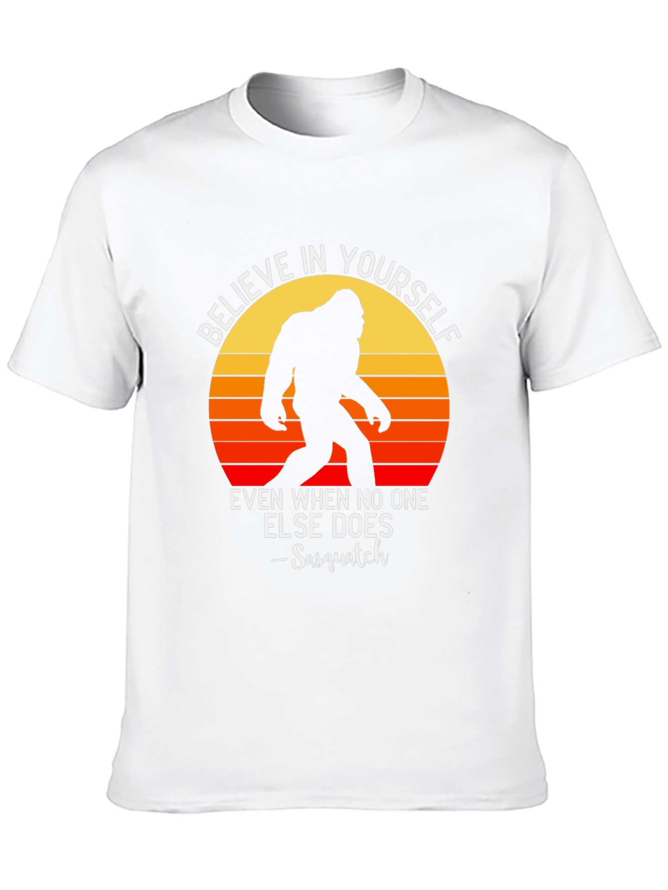 Believe in Yourself Sasquatch Graphic Tee