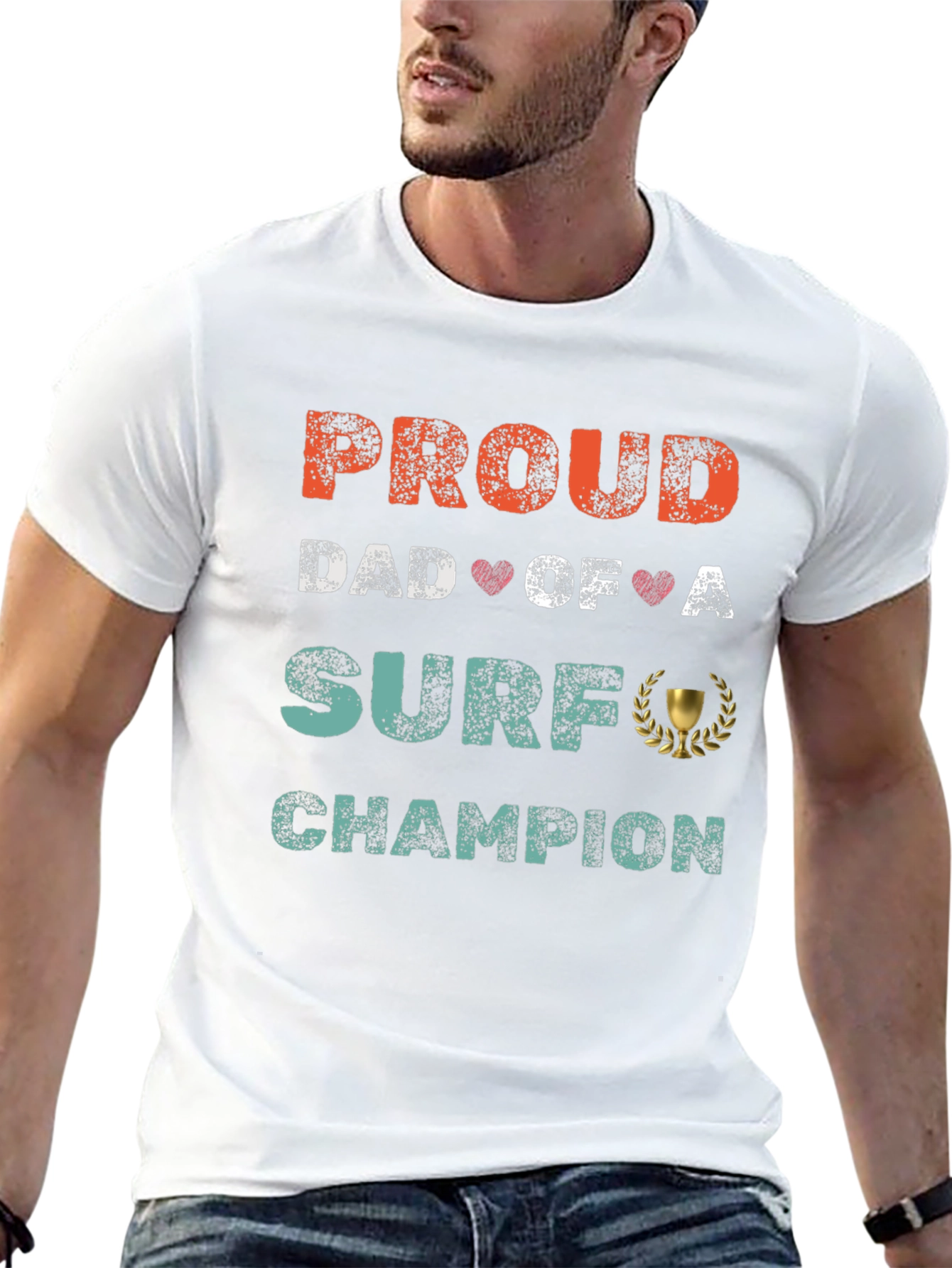 Proud Dad of a Surf Champion T-Shirt