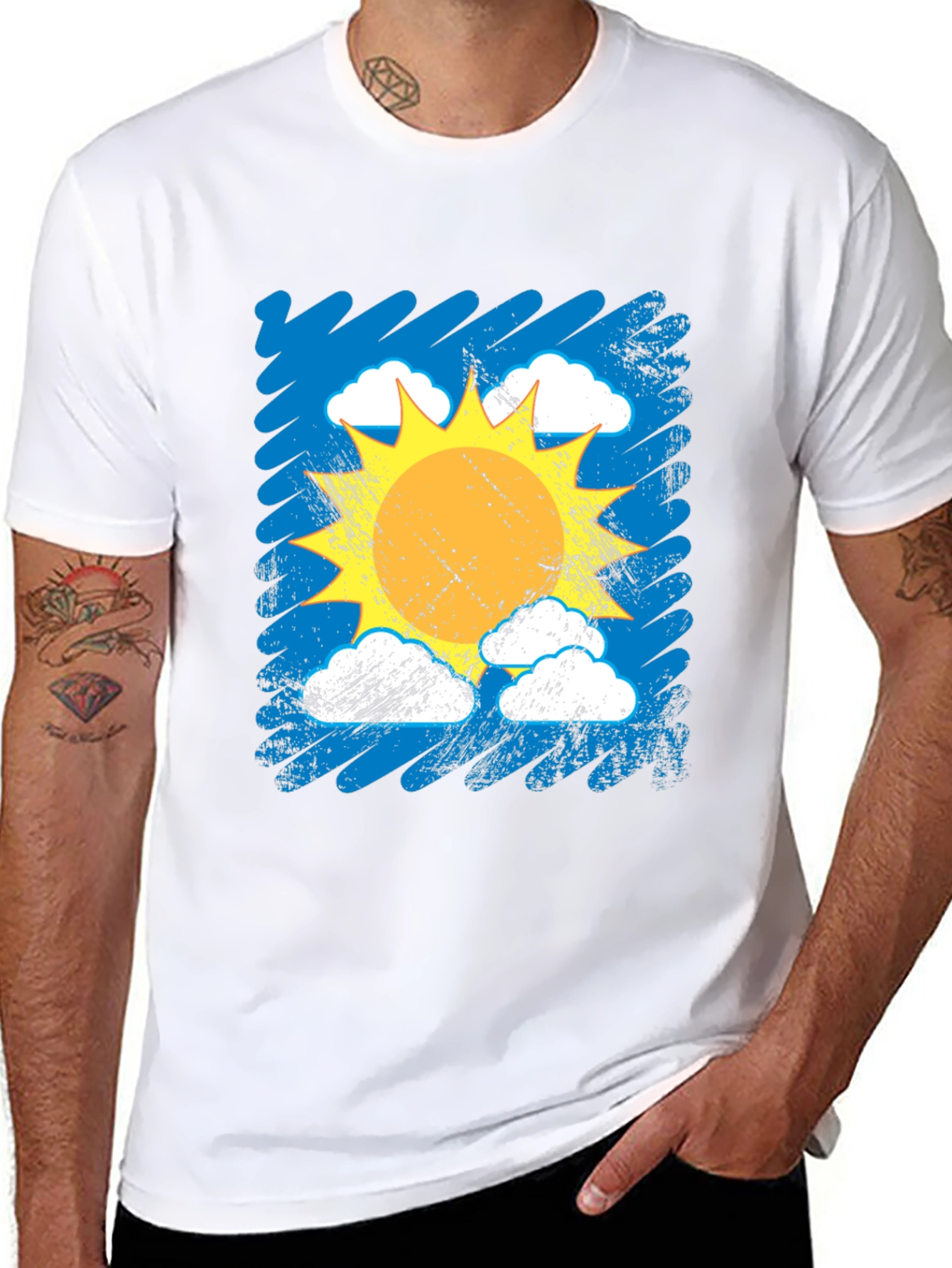 Sunshine Daydream Black Graphic Tee