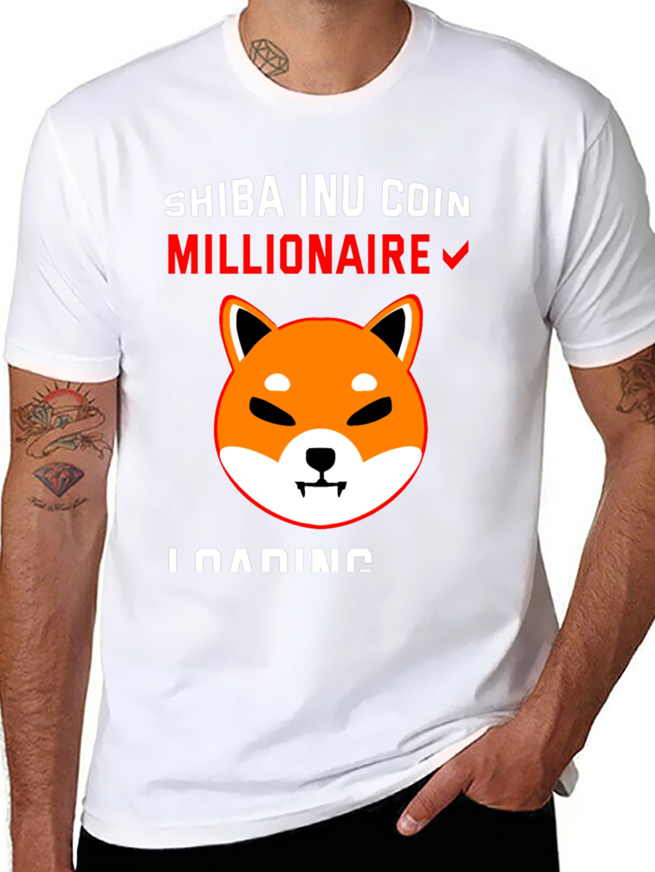 Shiba Inu Coin Millionaire Loading T-Shirt