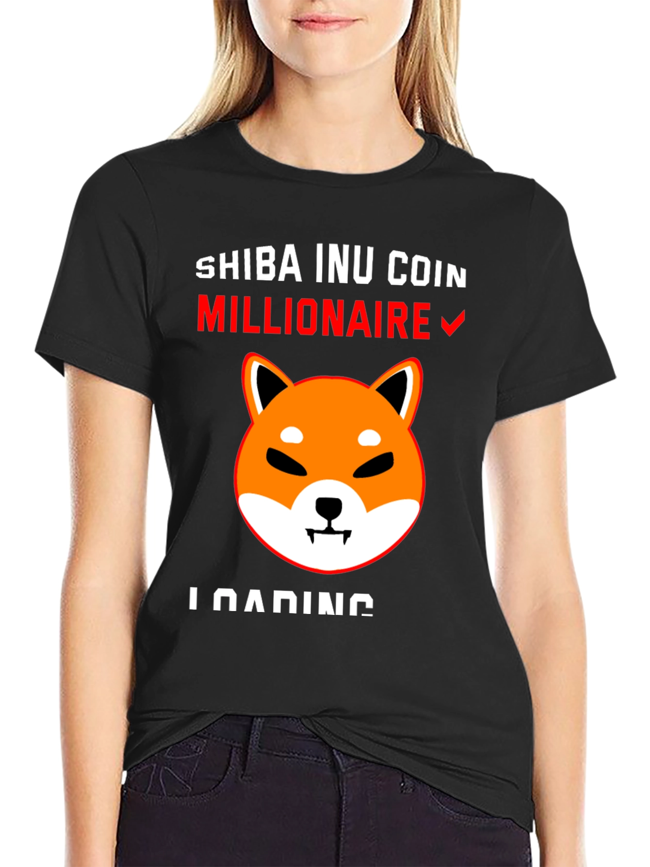 Shiba Inu Coin Millionaire Loading T-Shirt