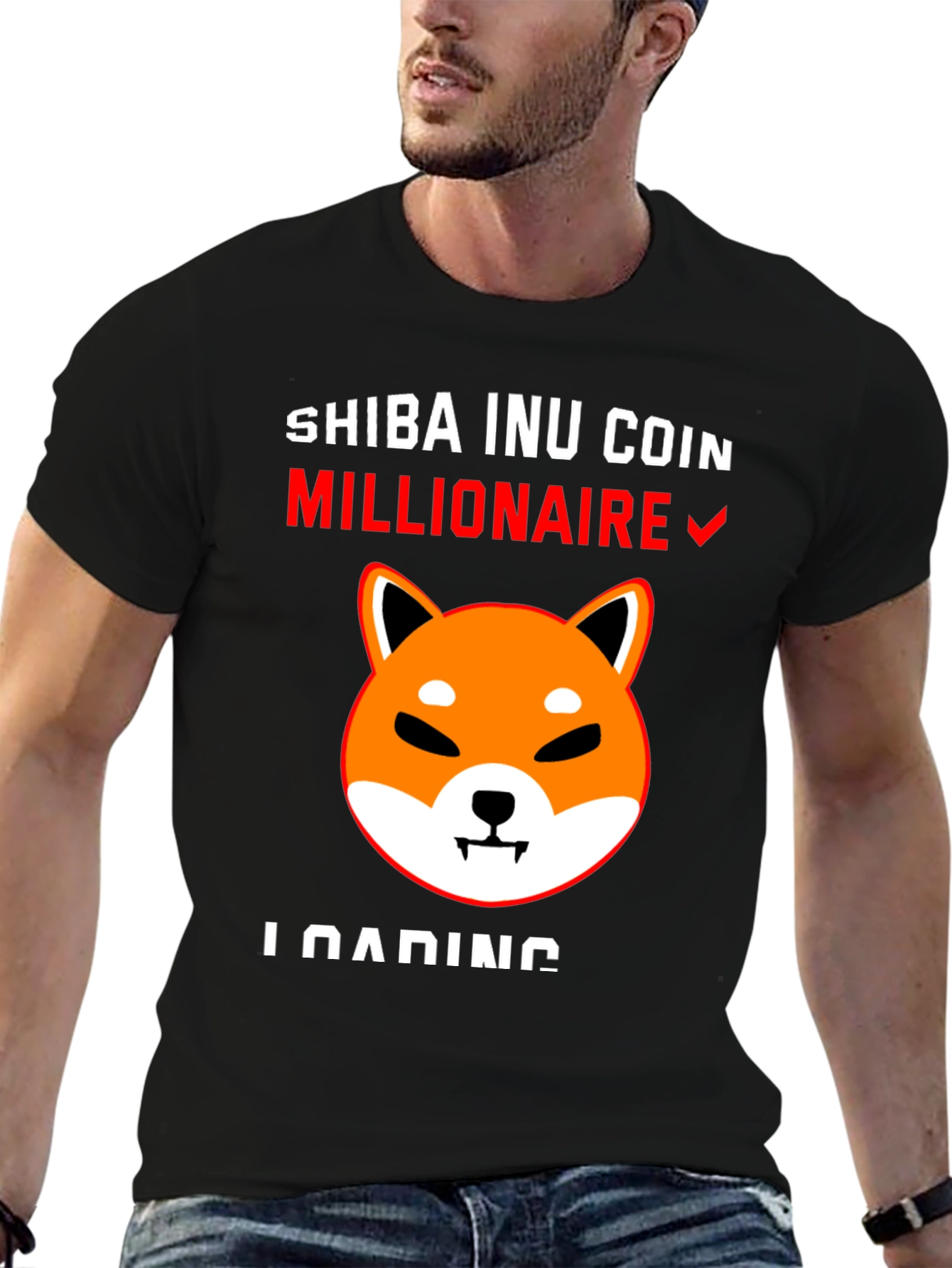 Shiba Inu Coin Millionaire Loading T-Shirt