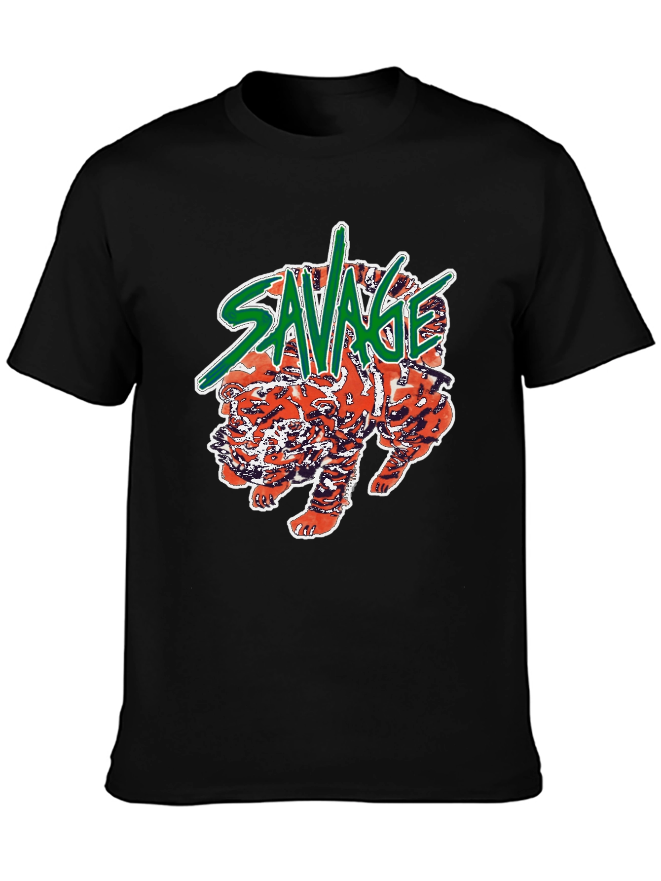 Savage Tiger Graphic Tee - Bold & Edgy