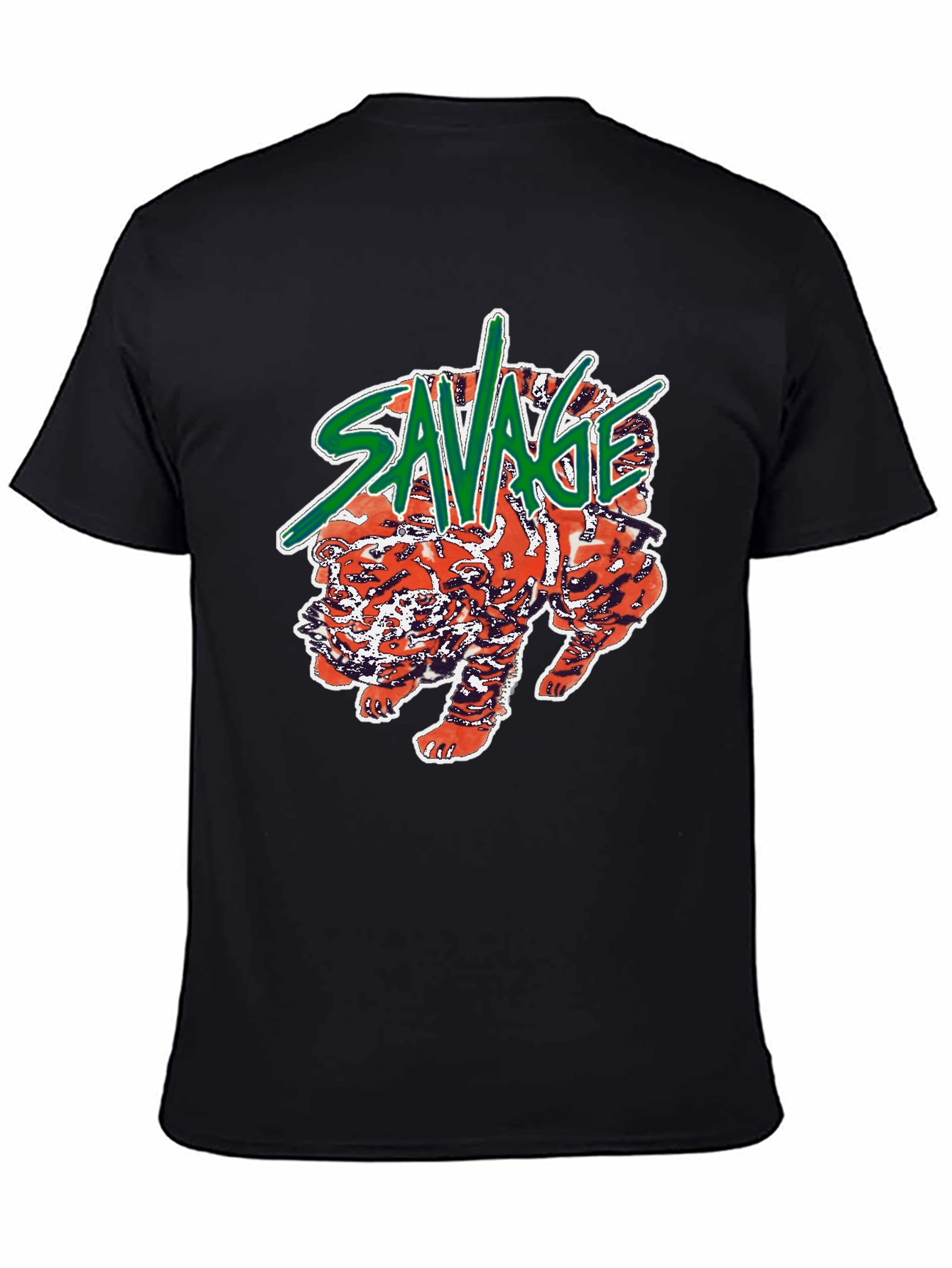 Savage Tiger Graphic Tee - Bold & Edgy