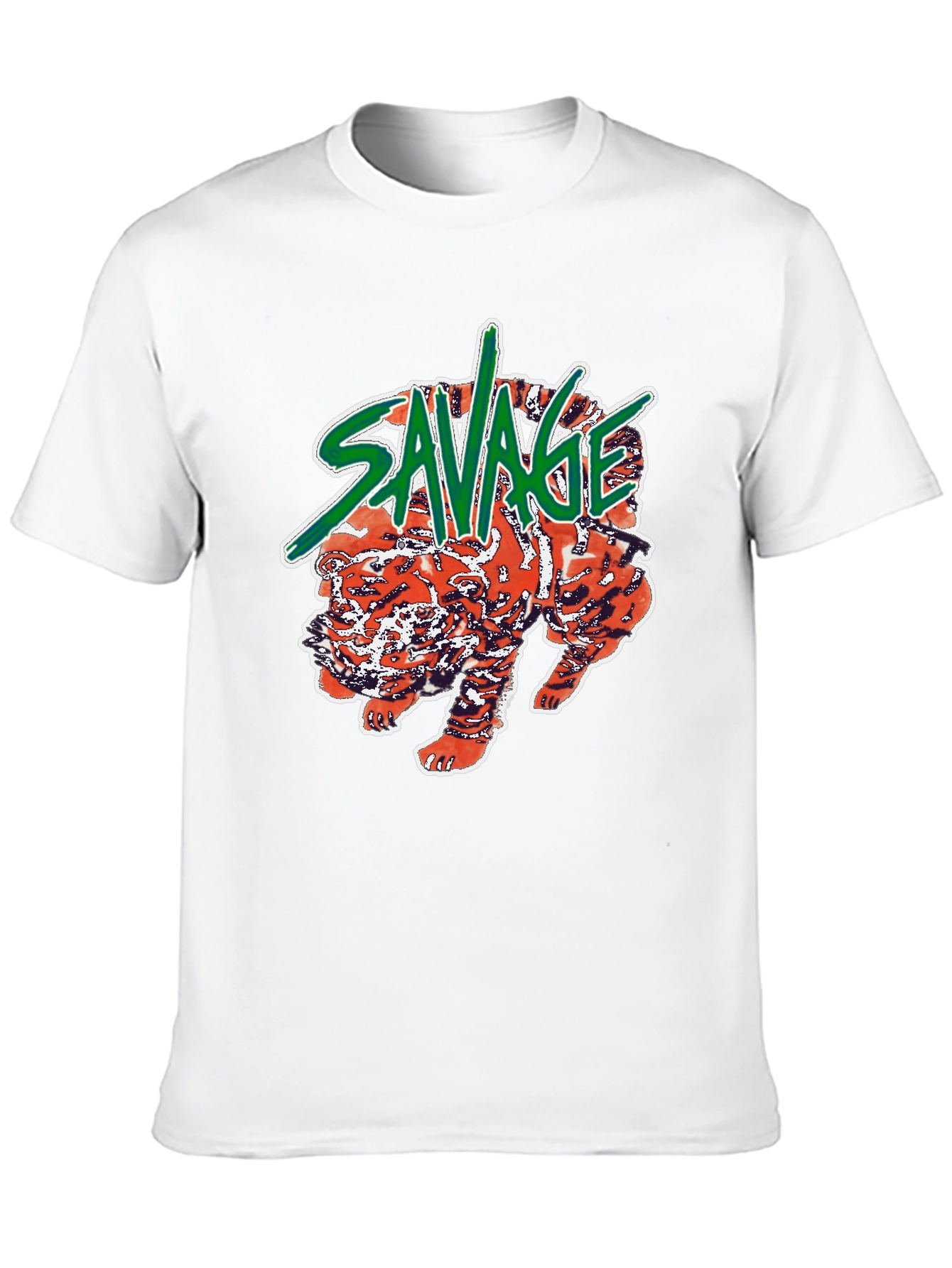 Savage Tiger Graphic Tee - Bold & Edgy