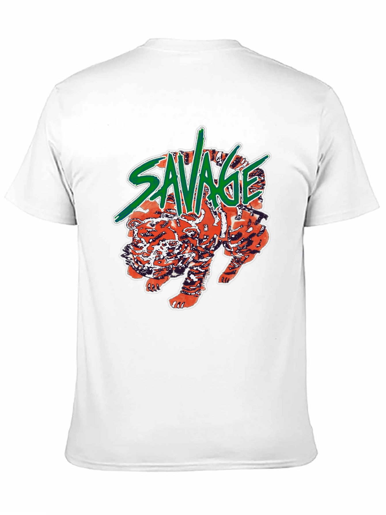 Savage Tiger Graphic Tee - Bold & Edgy