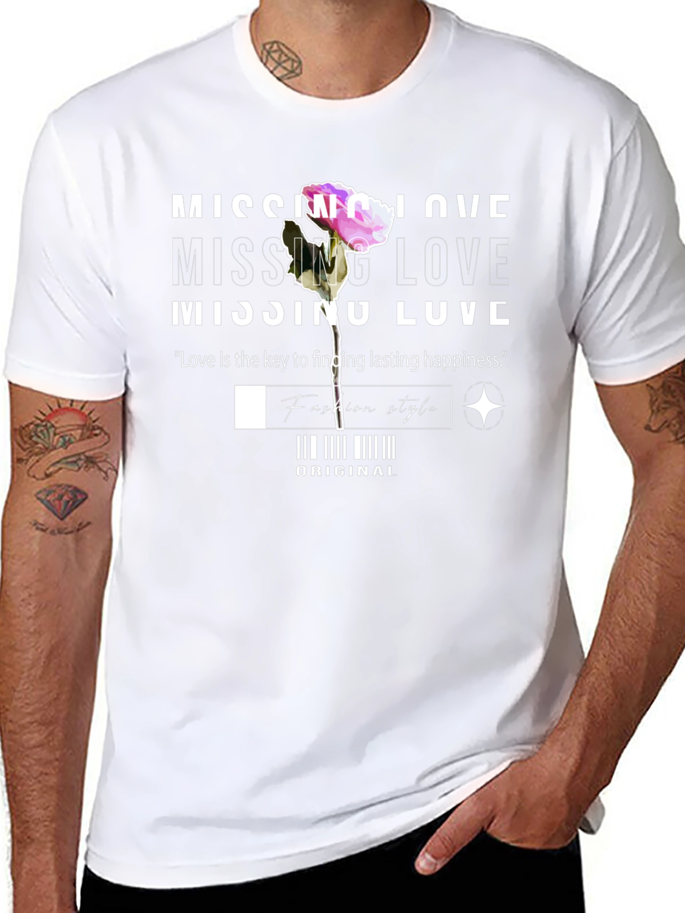 Missing Love Graphic T-Shirt | Fashion Style Original