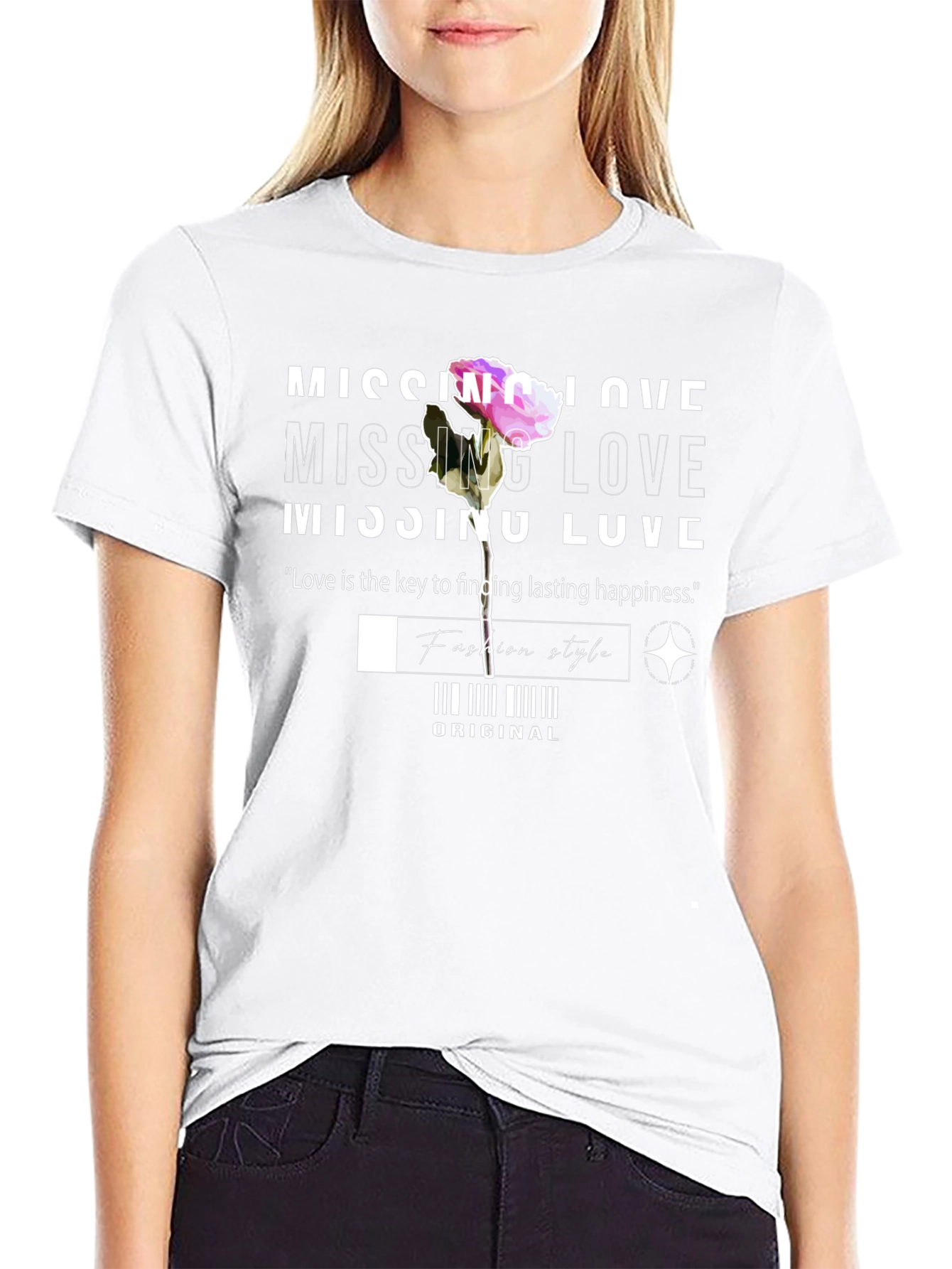 Missing Love Graphic T-Shirt | Fashion Style Original