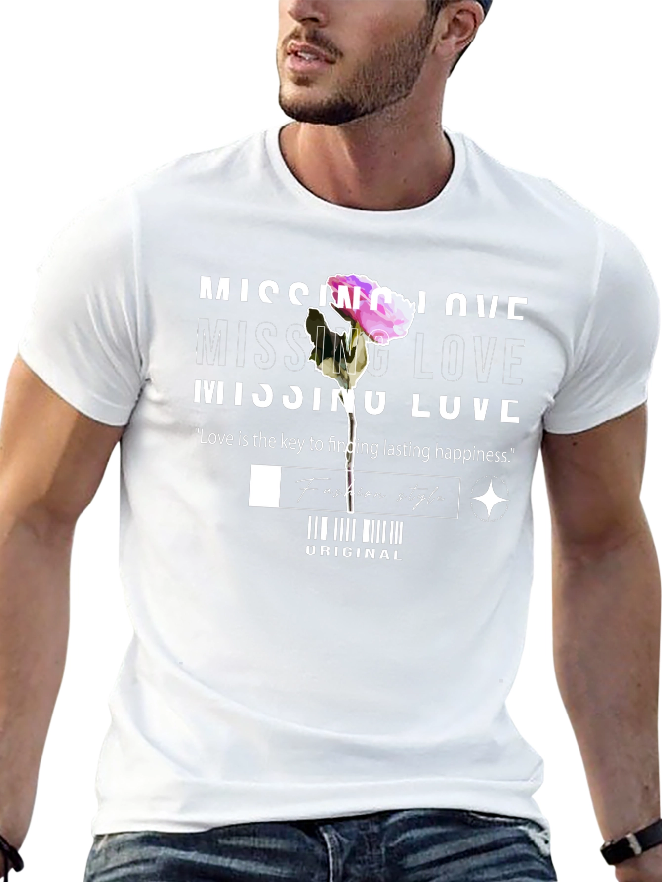 Missing Love Graphic T-Shirt | Fashion Style Original