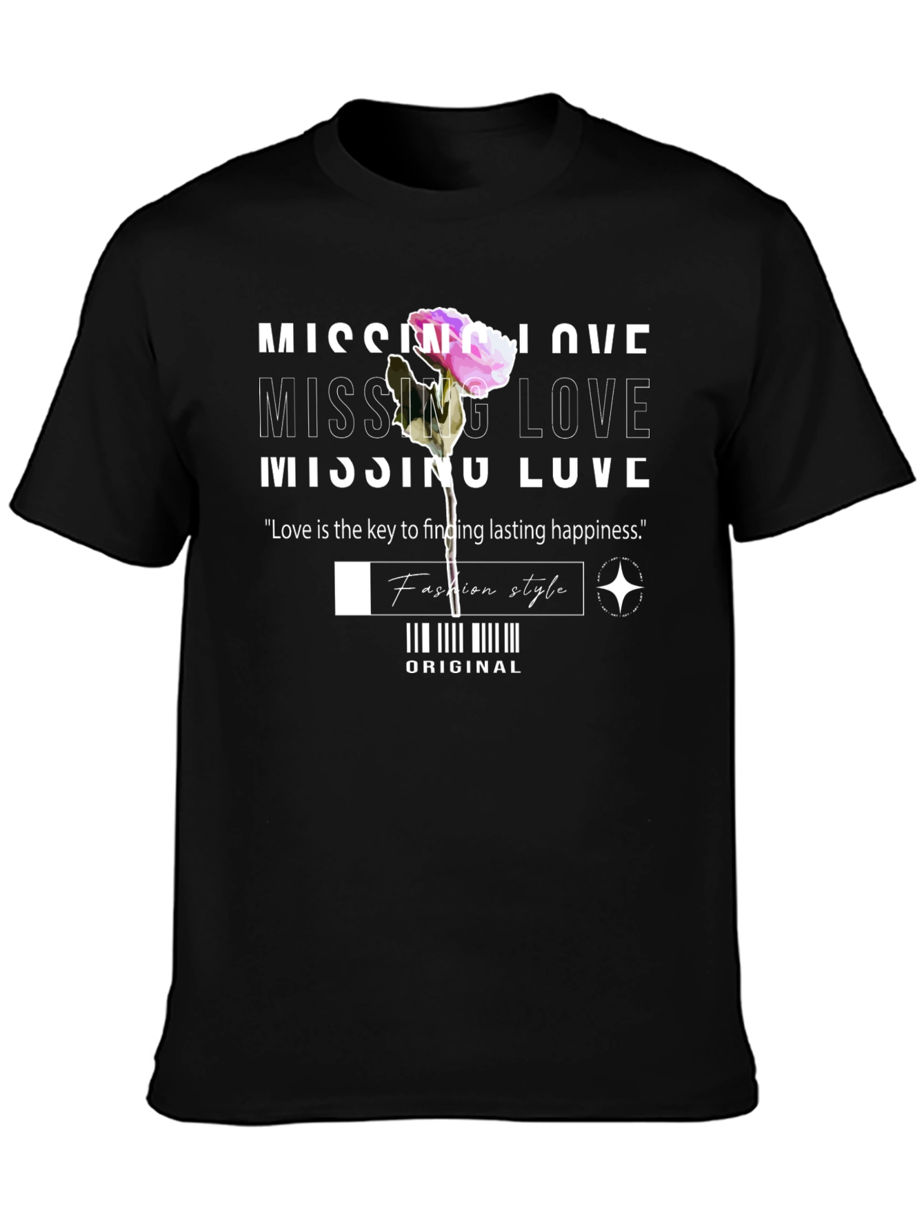 Missing Love Graphic T-Shirt | Fashion Style Original