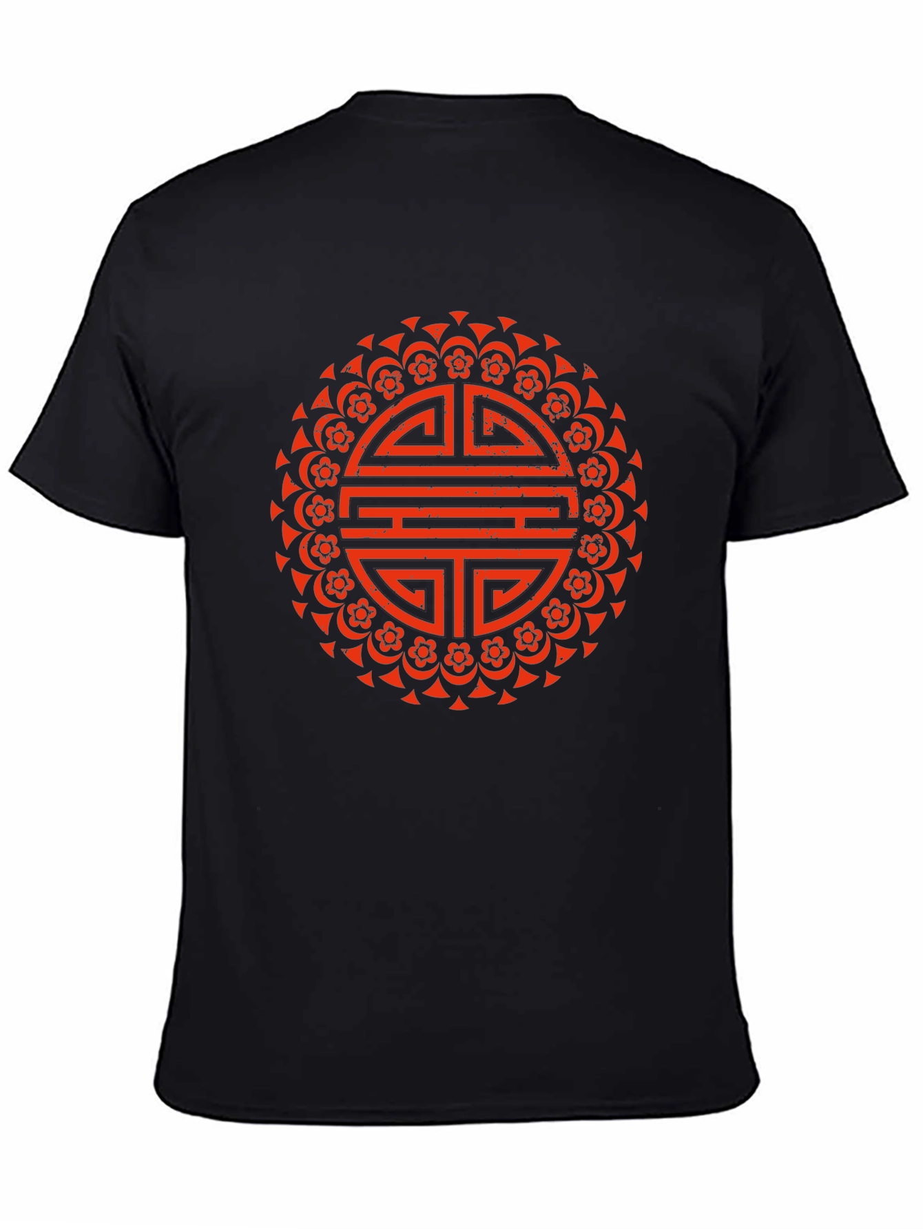 Lucky Symbol Graphic Tee - Black