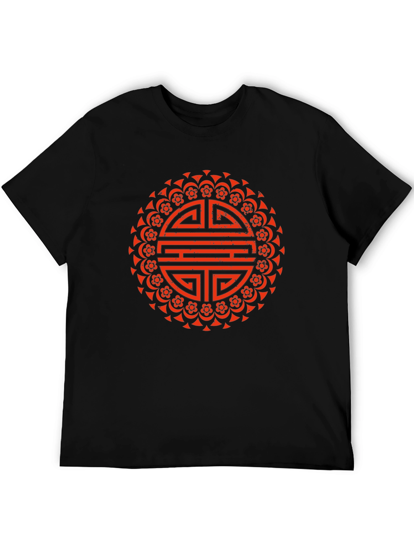 Lucky Symbol Graphic Tee - Black