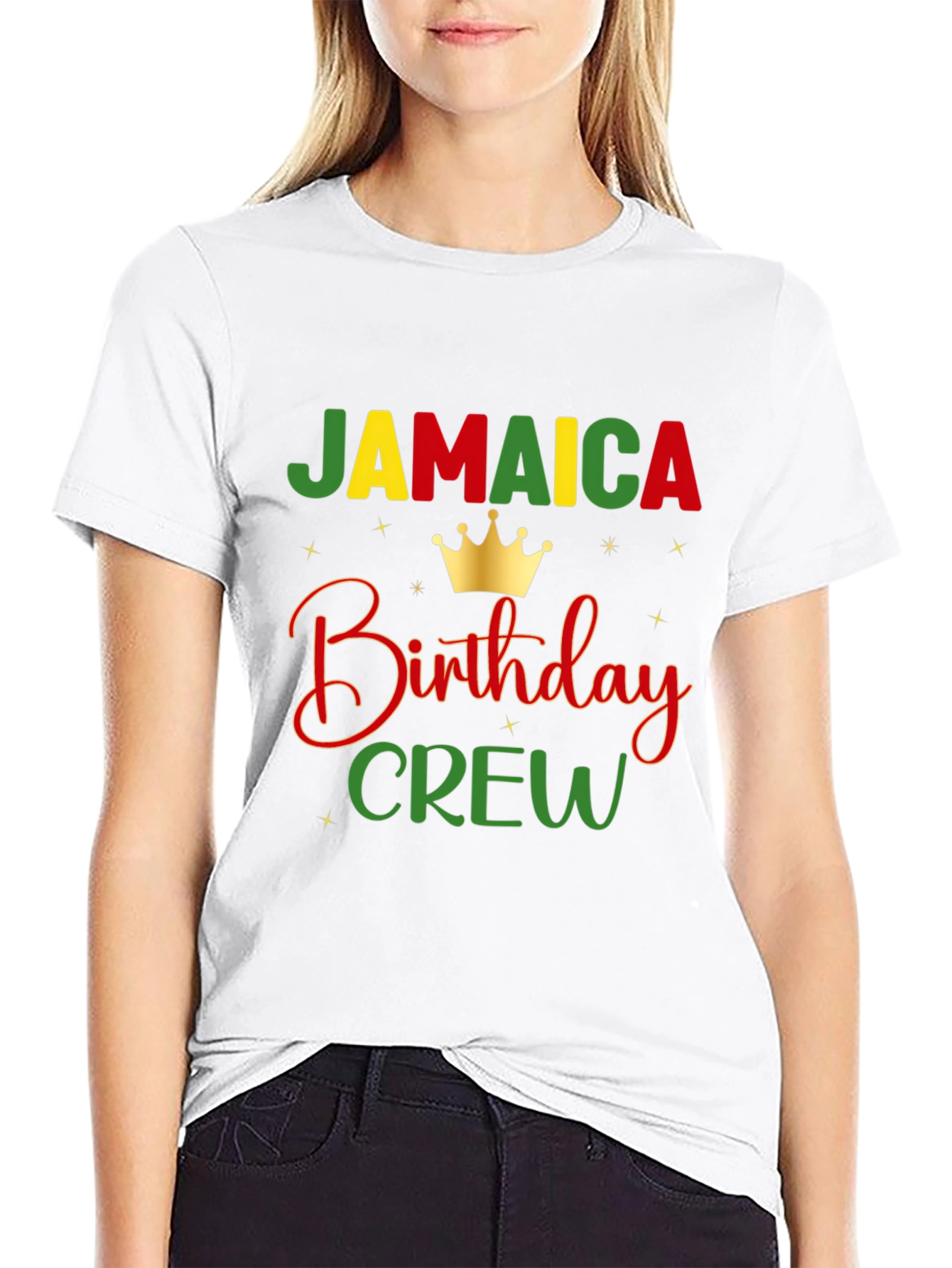 Jamaica Birthday Crew Graphic T-Shirt
