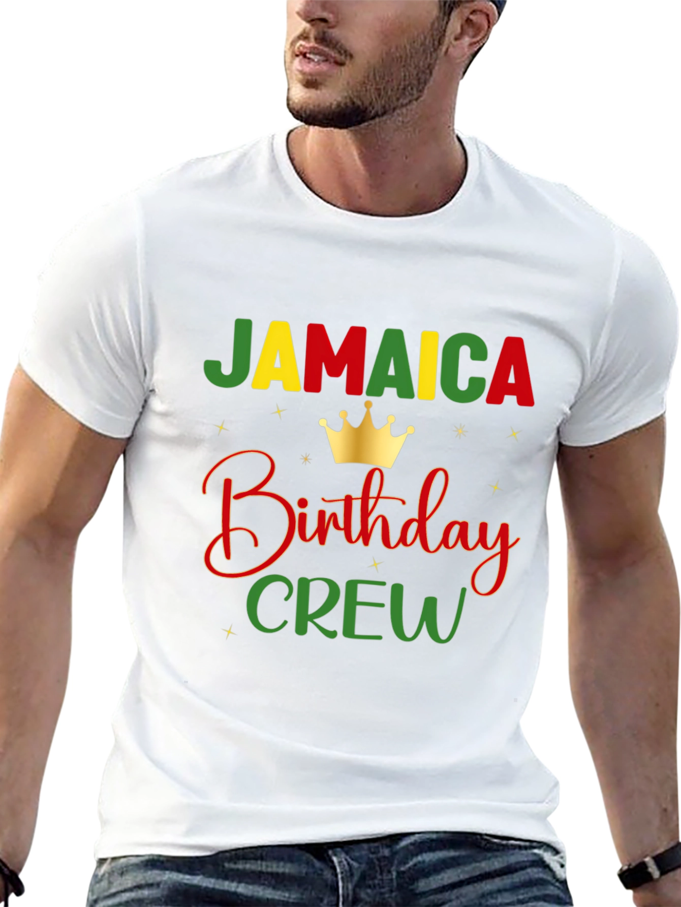 Jamaica Birthday Crew Graphic T-Shirt