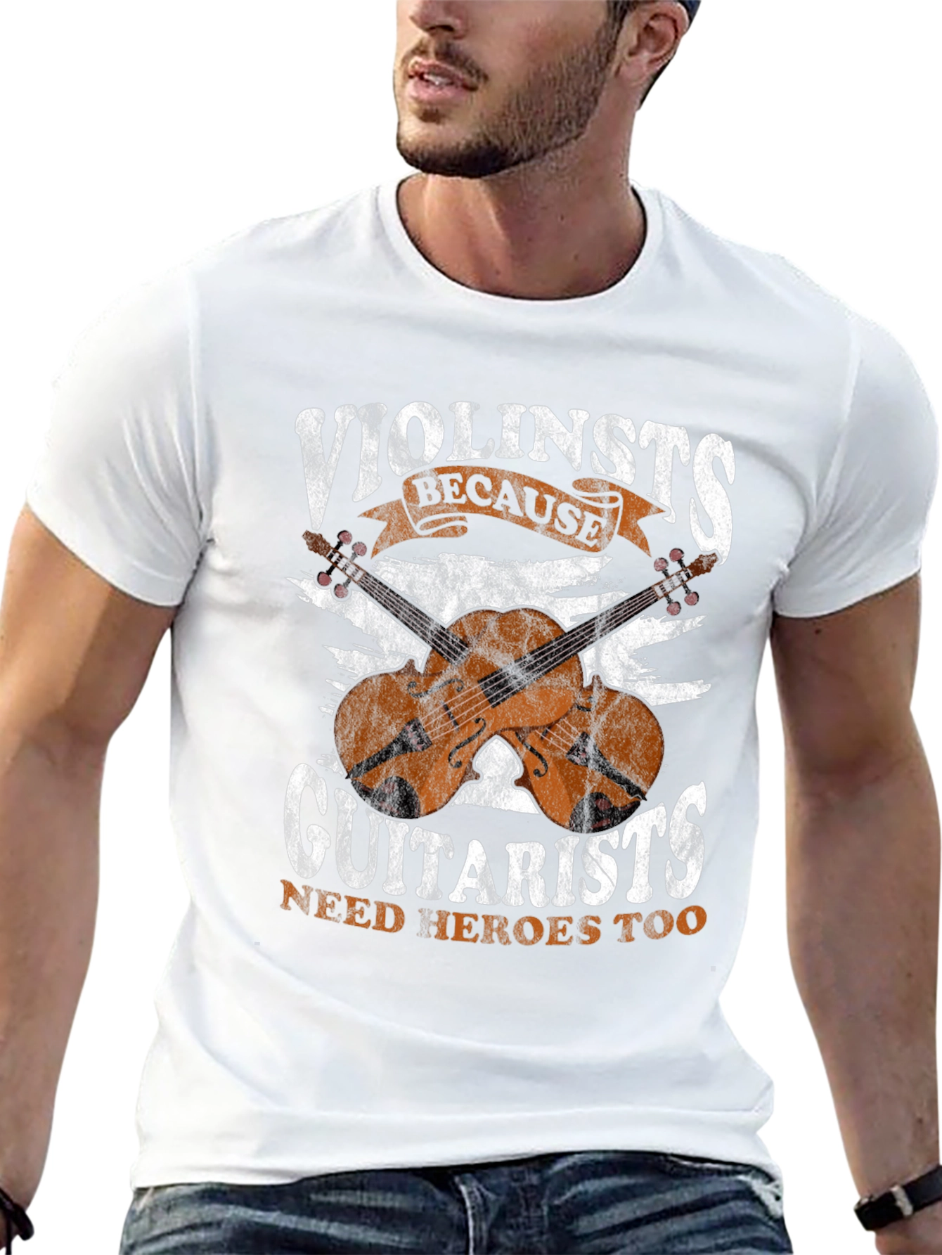 Violinists Because Guitarists Need Heroes Too T-Shirt