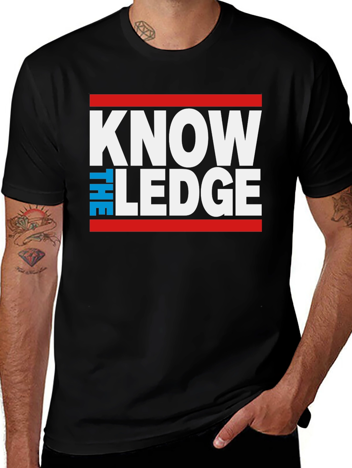 Know The Ledge Black Graphic Tee