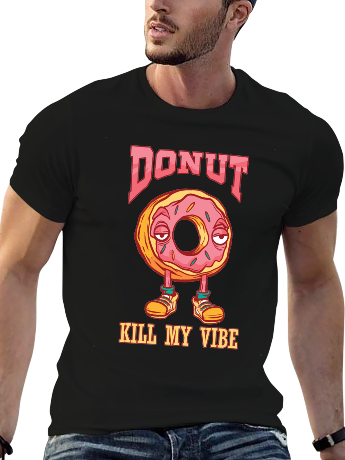 Donut Kill My Vibe Graphic T-Shirt