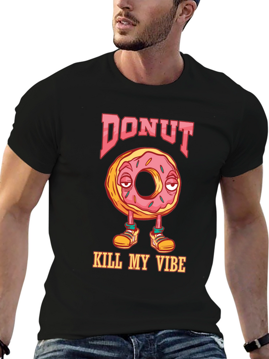 Donut Kill My Vibe Graphic T-Shirt