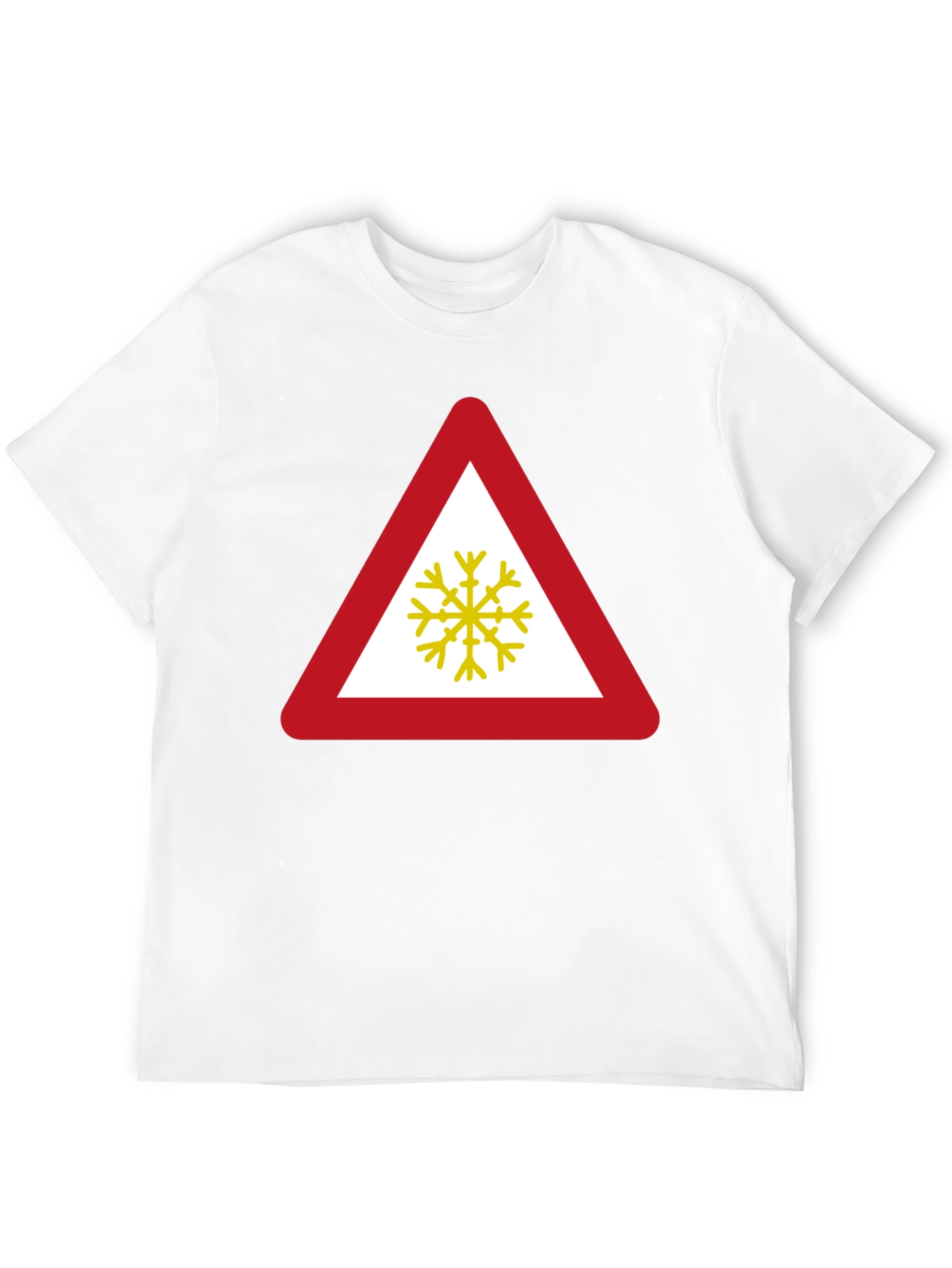 Slippery Road Ahead Black T-Shirt