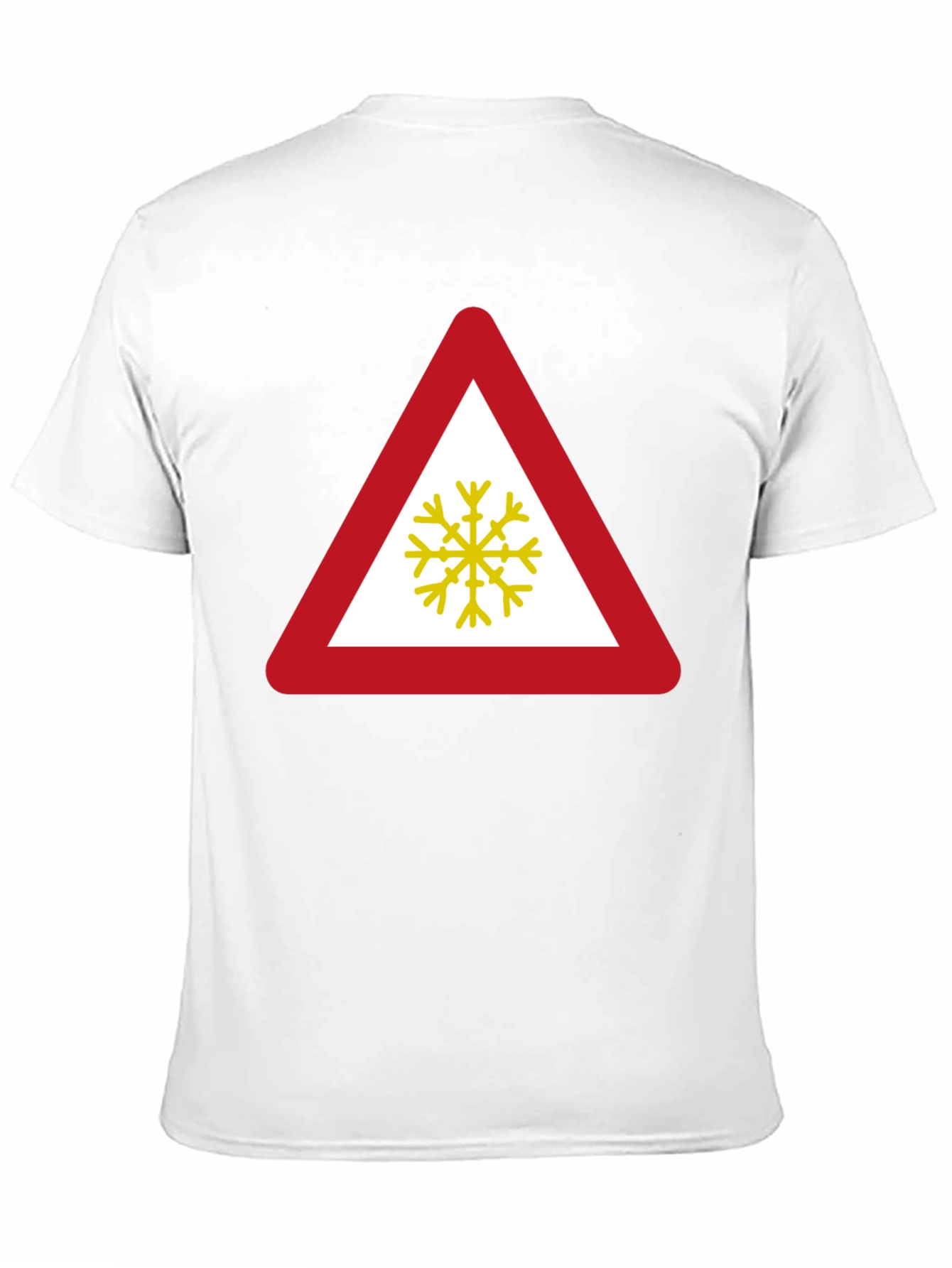 Slippery Road Ahead Black T-Shirt