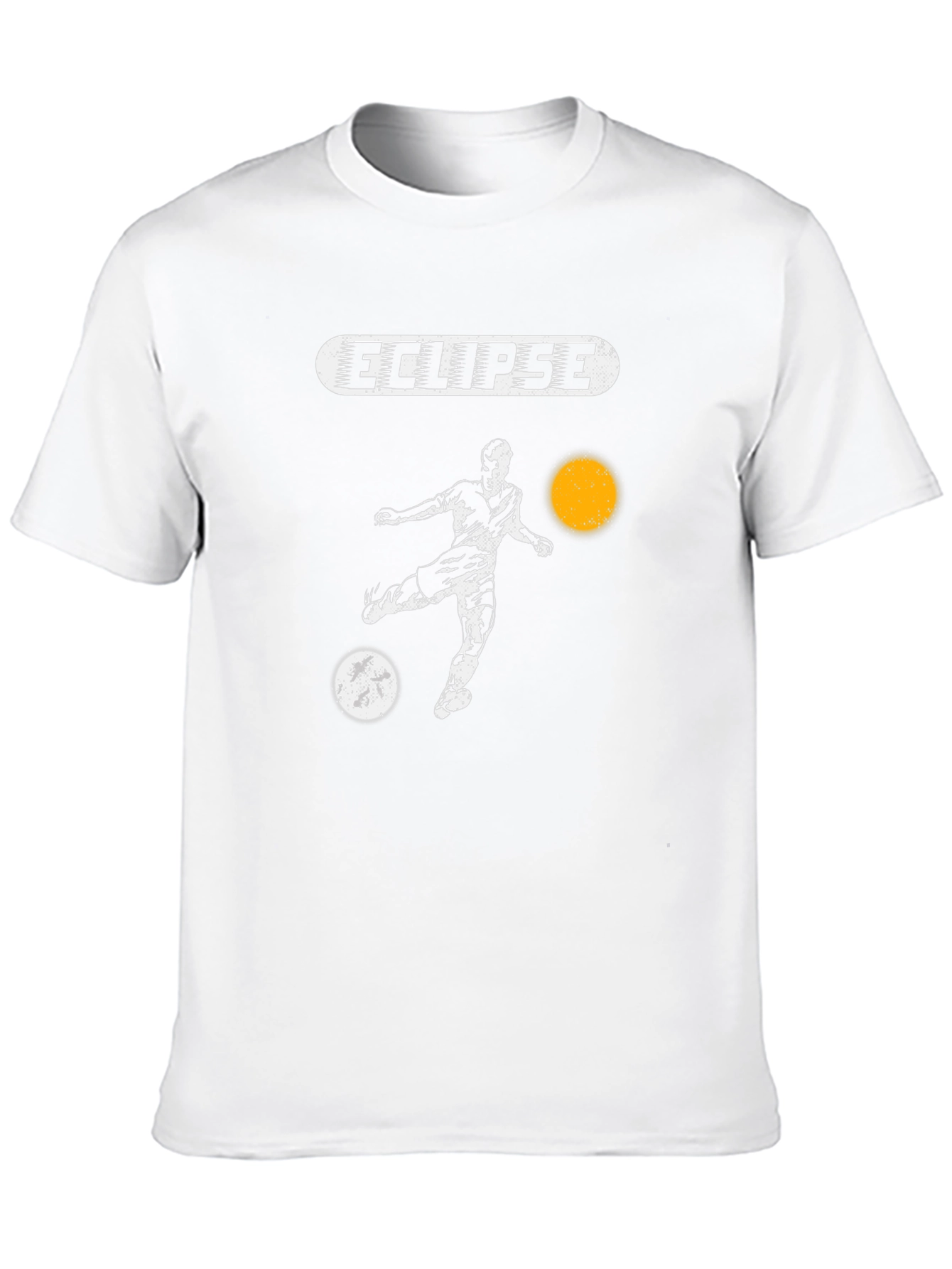 Eclipse Soccer Graphic Black T-Shirt