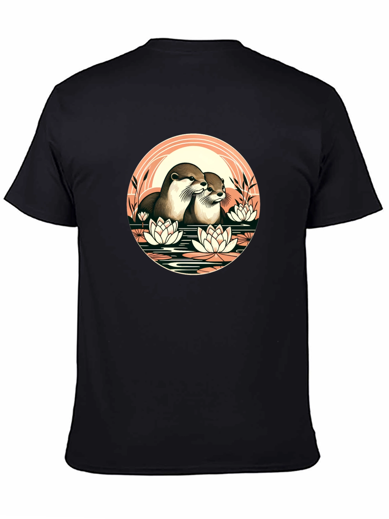 Otter Love T-Shirt - Nature Inspired Design