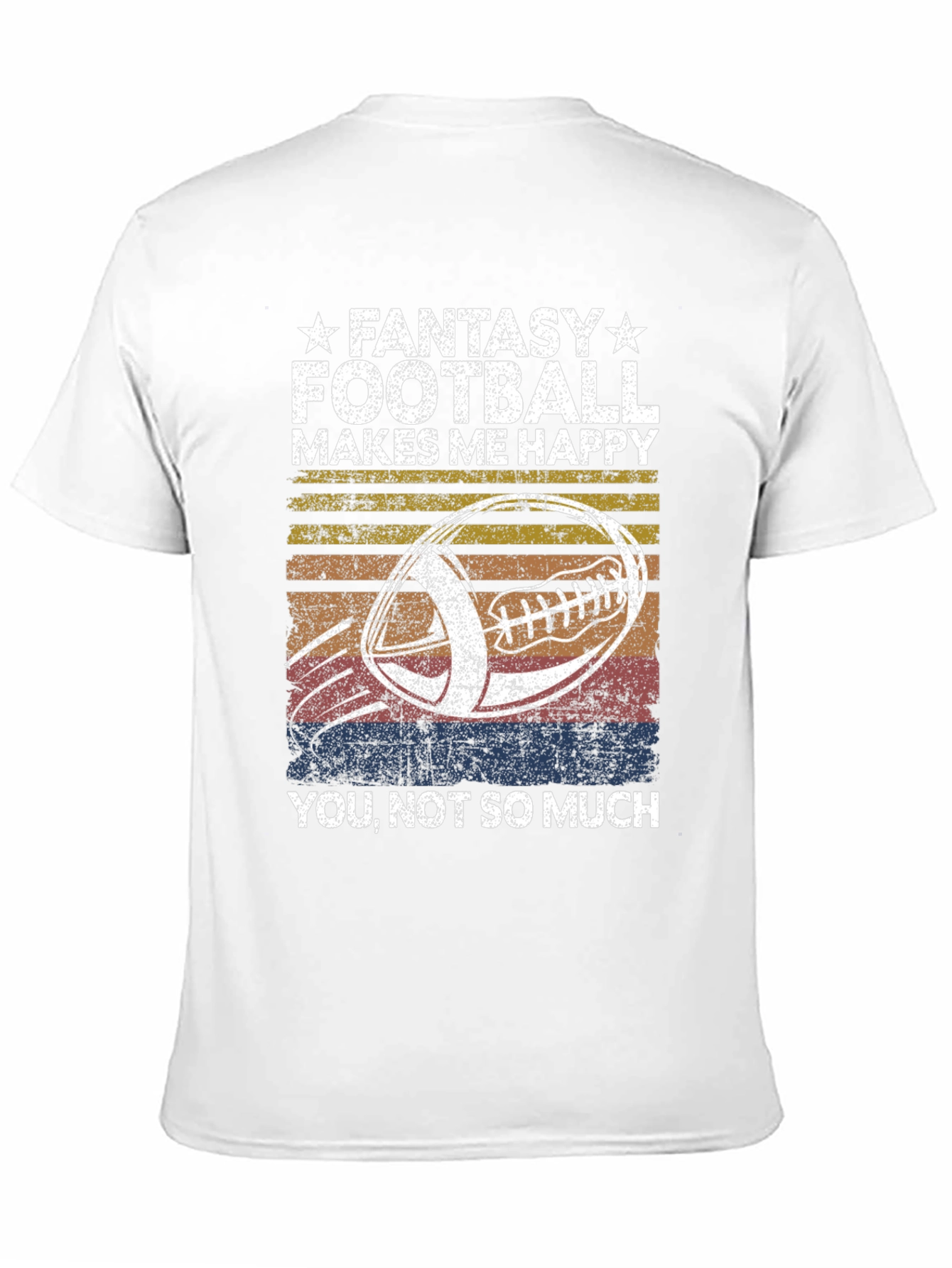 Fantasy Football Makes Me Happy Graphic Tee