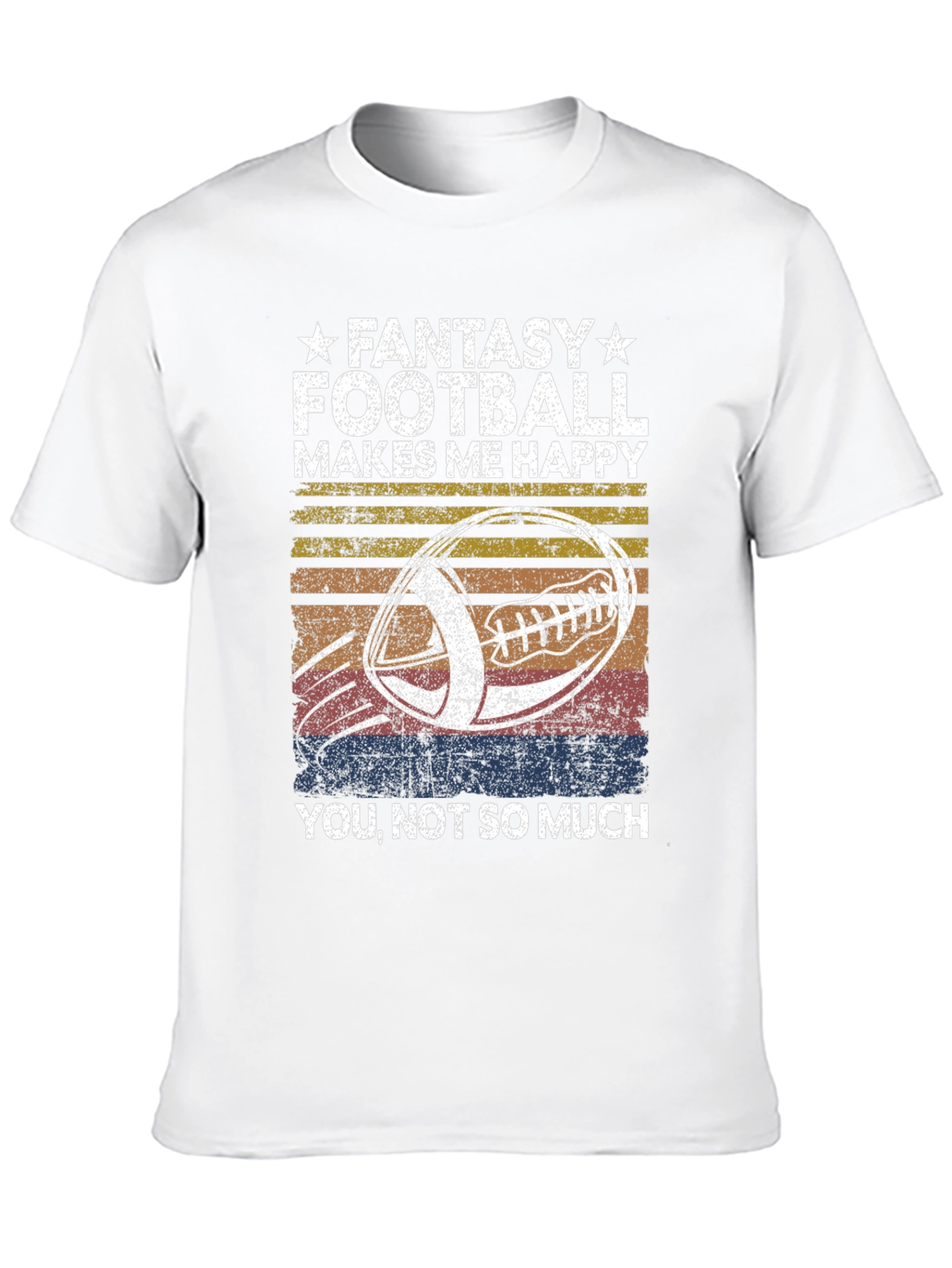 Fantasy Football Makes Me Happy Graphic Tee