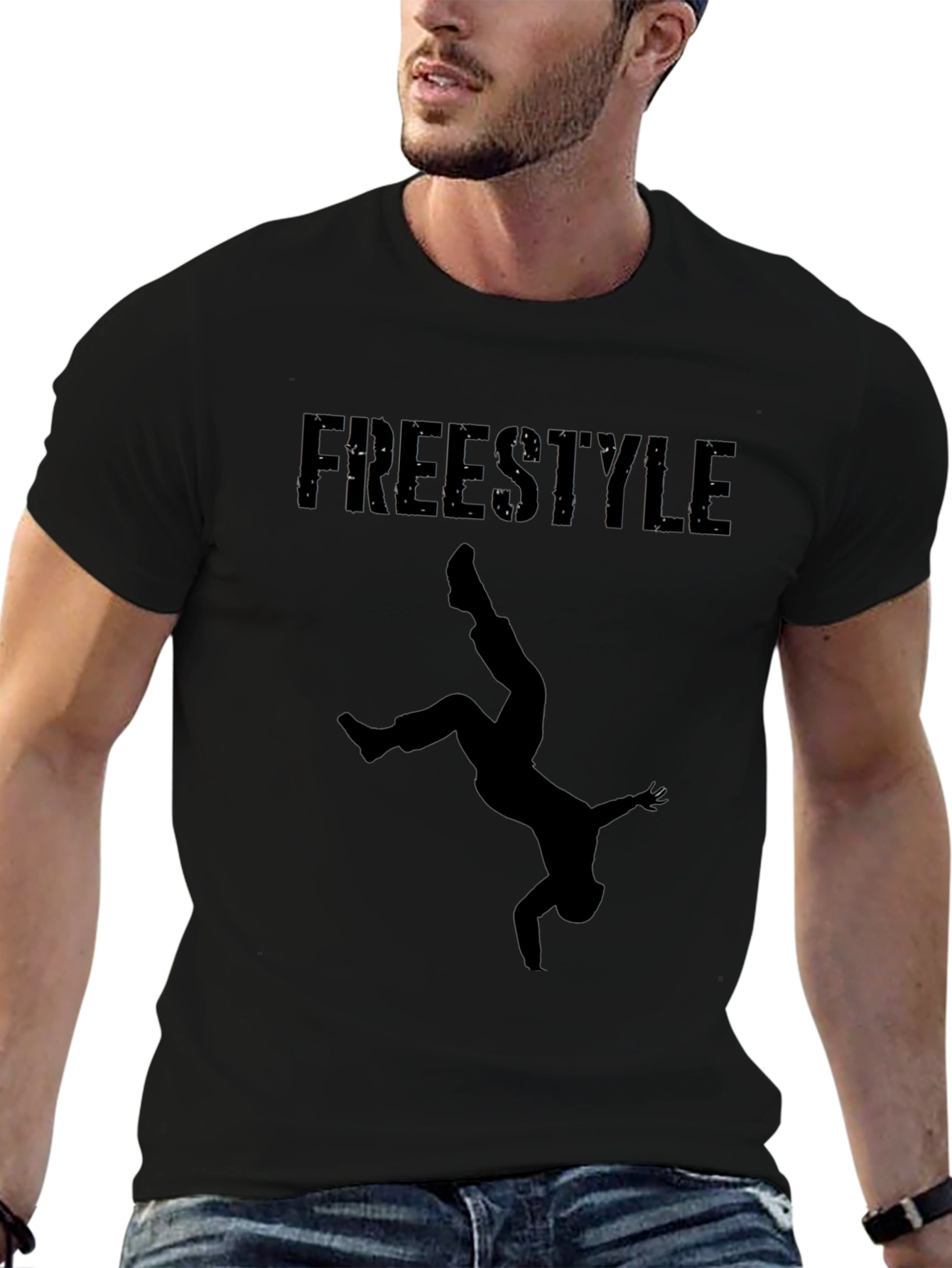 Freestyle Dancer Graphic Print T-Shirt