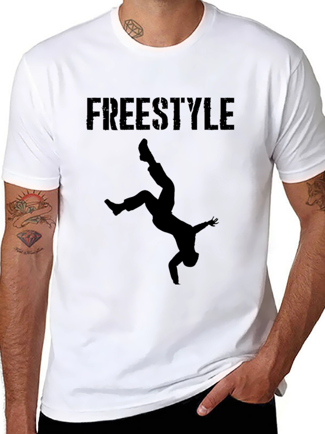 Freestyle Dancer Graphic Print T-Shirt