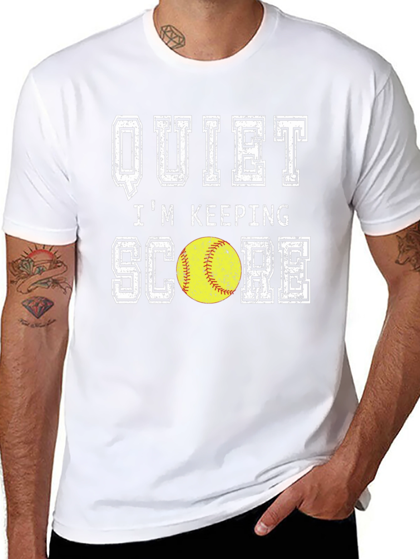 Quiet Im Keeping Score T-Shirt