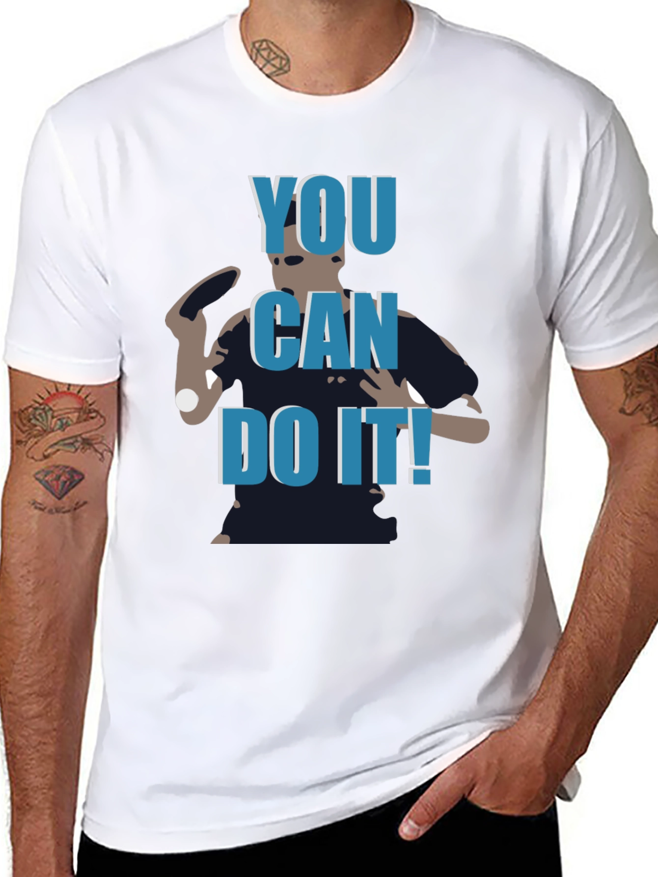Motivational You Can Do It Graphic Tee