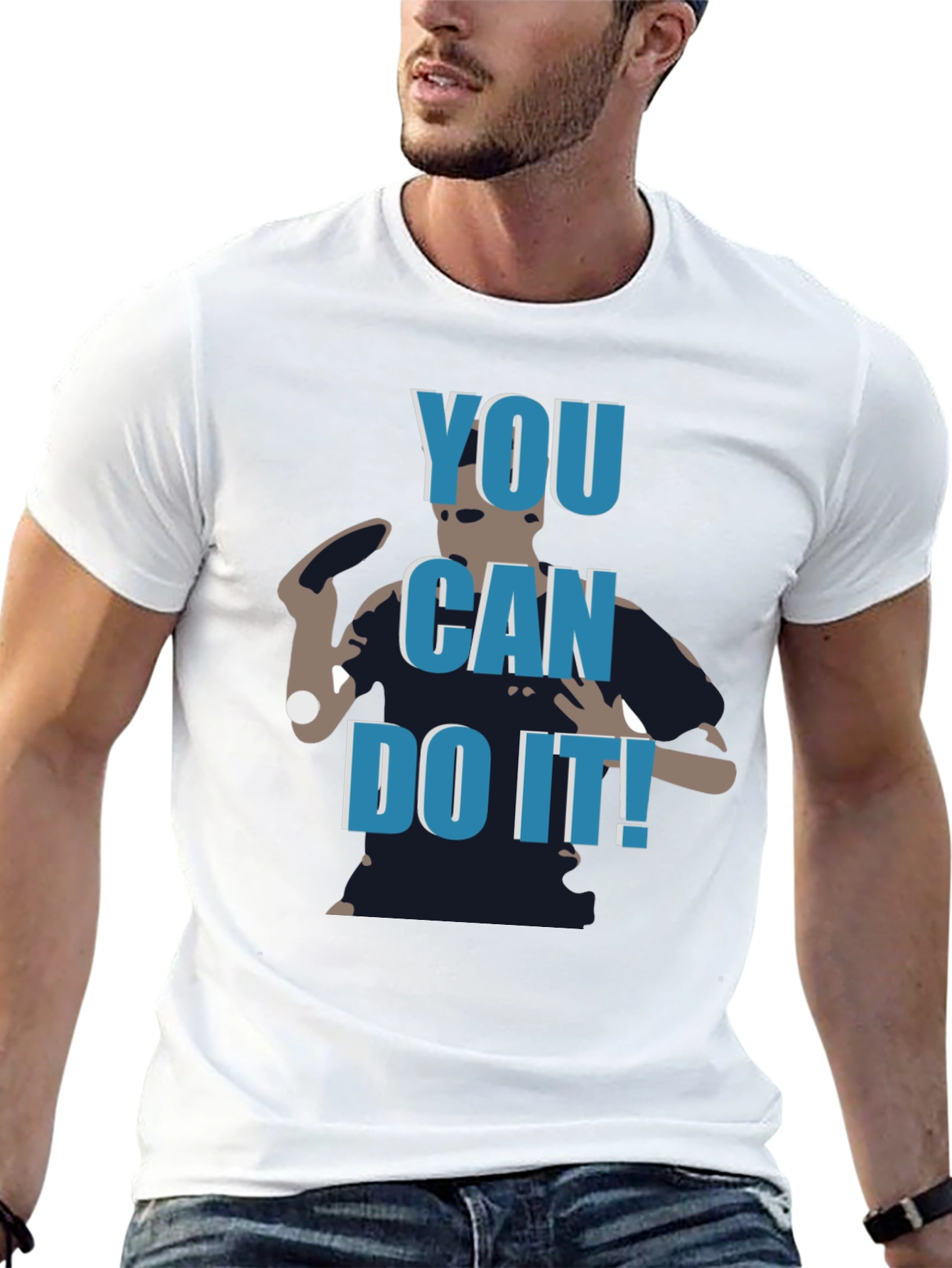 Motivational You Can Do It Graphic Tee