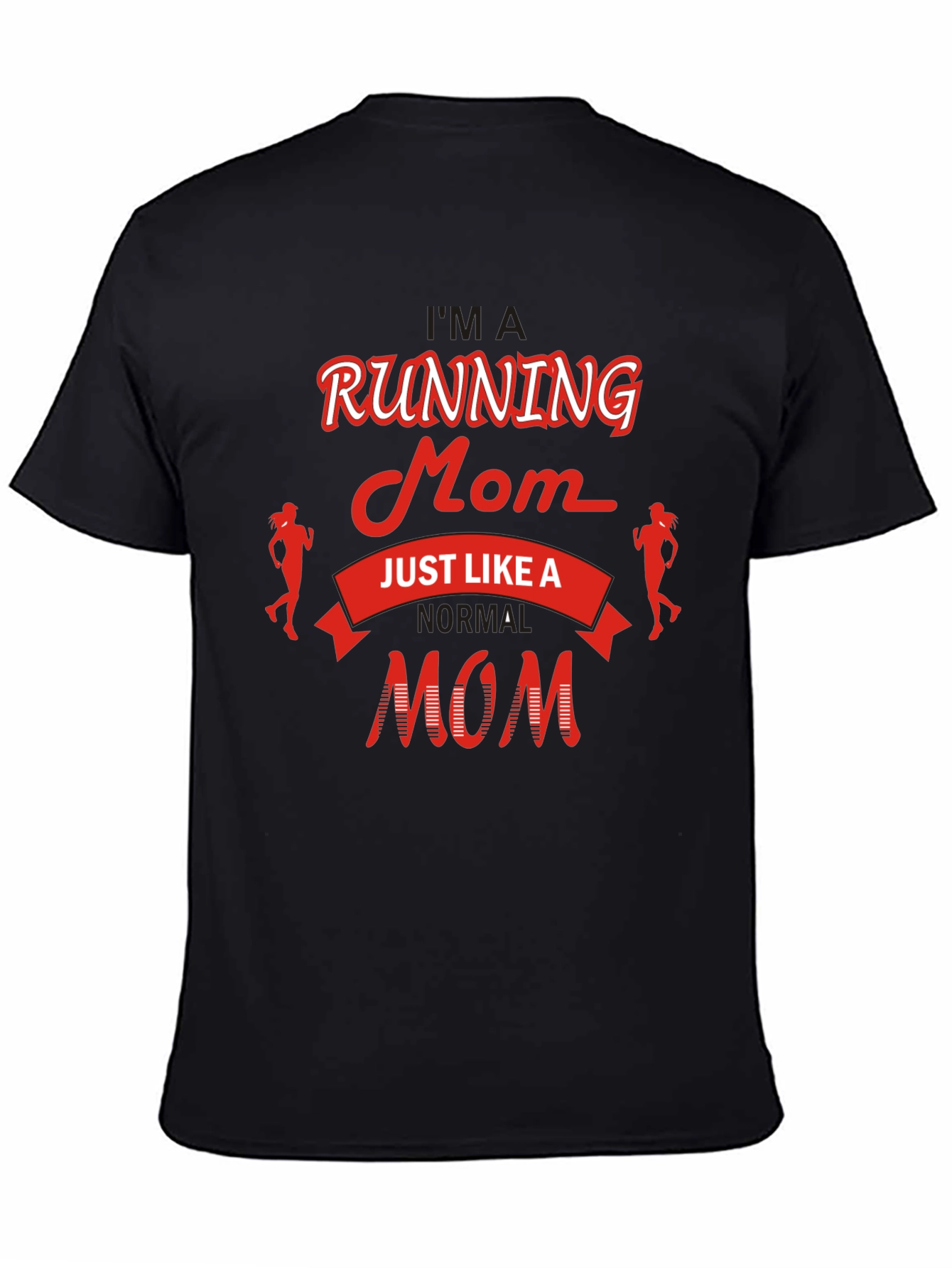 Running Mom Graphic Tee - Comfortable Cotton Blend