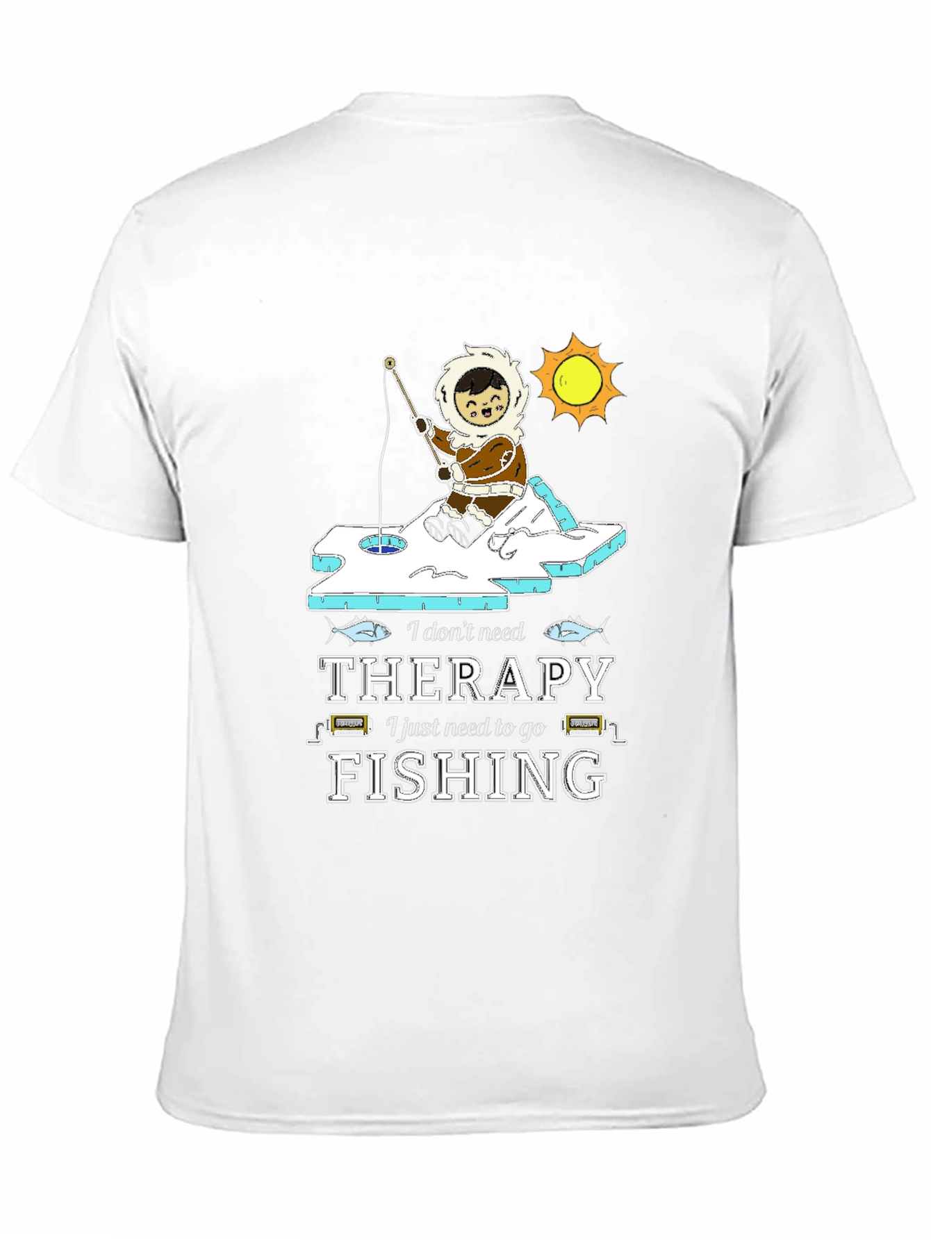Fishing Therapy Graphic T-Shirt