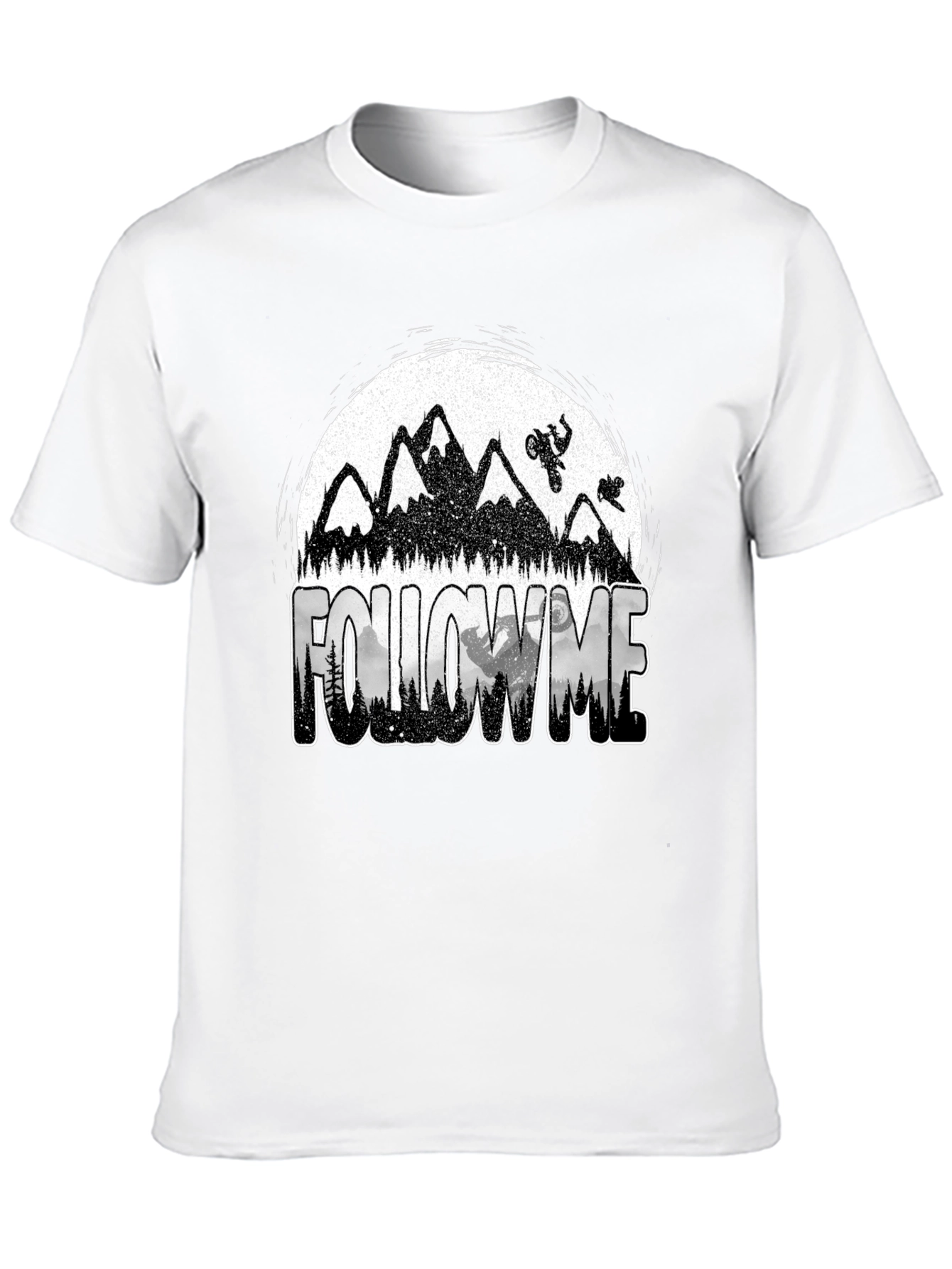 Follow Me Mountain Bike Graphic T-Shirt