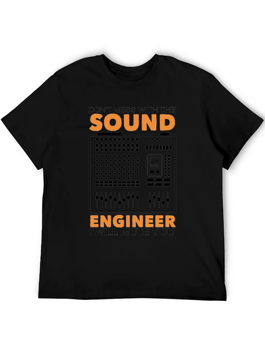 Sound Engineer Mute You Graphic T-Shirt