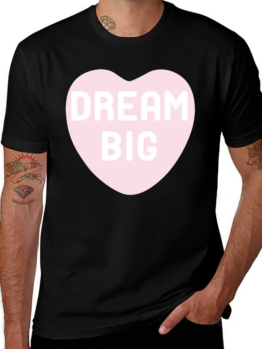 Dream Big Heart Graphic Tee - Stylish Comfort Fit Shirt