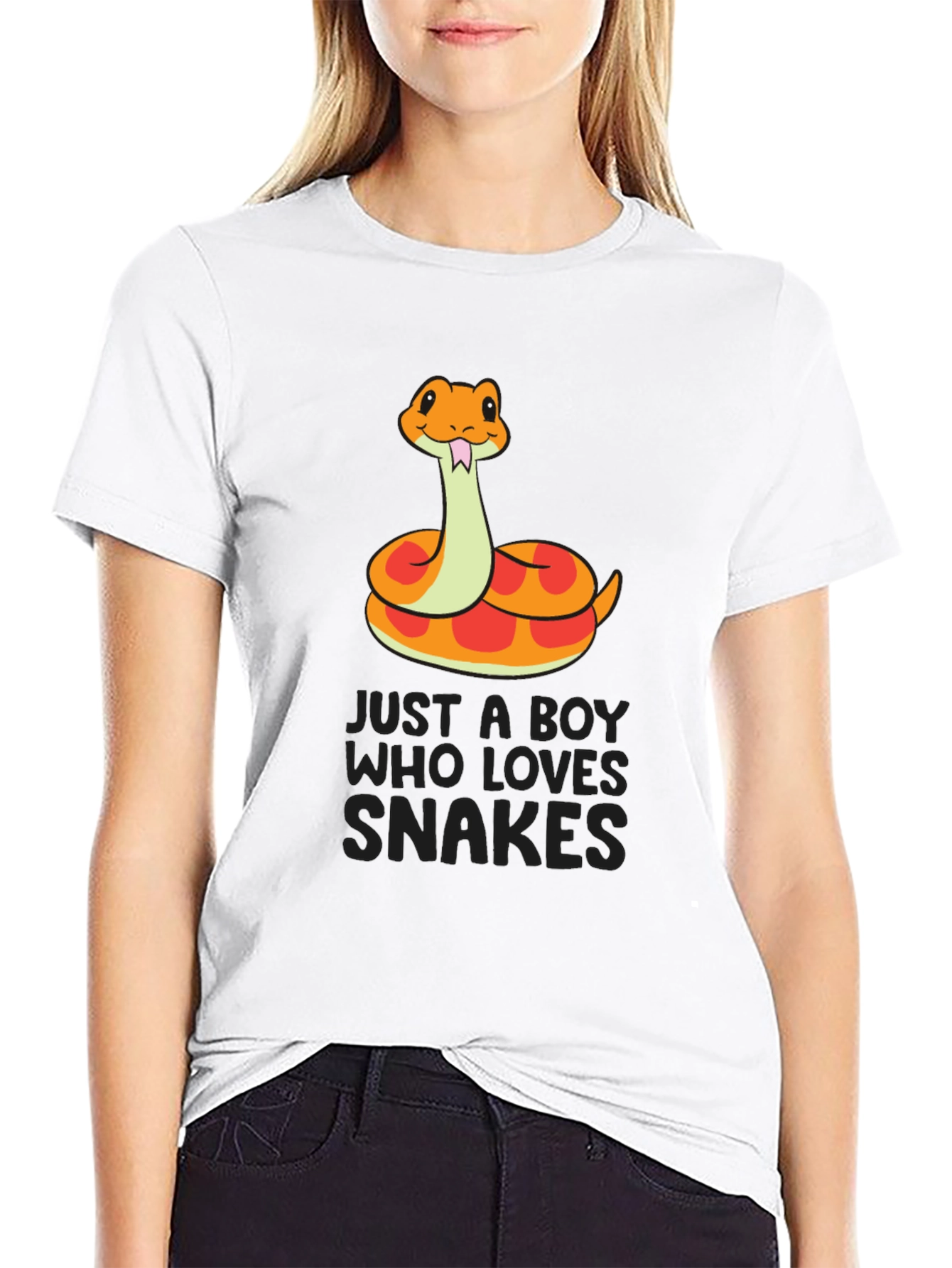 Boy Who Loves Snakes T-Shirt - Cute Snake Design
