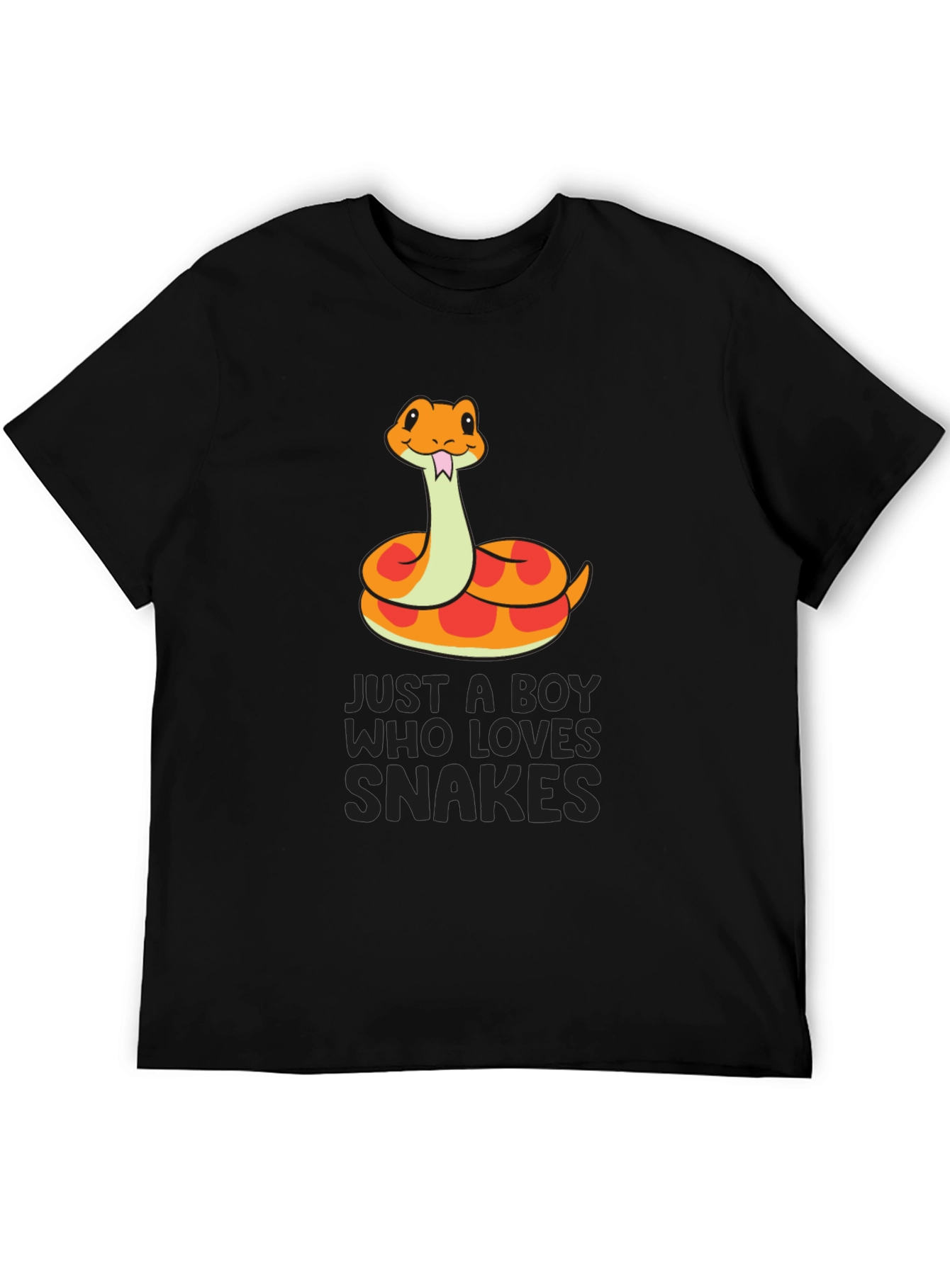 Boy Who Loves Snakes T-Shirt - Cute Snake Design