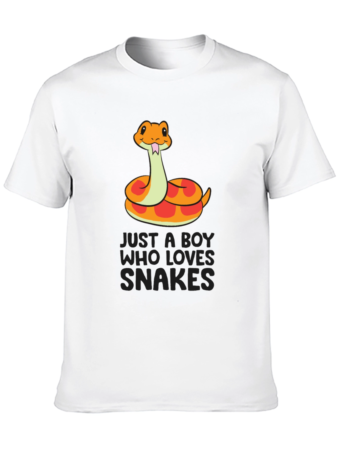 Boy Who Loves Snakes T-Shirt - Cute Snake Design