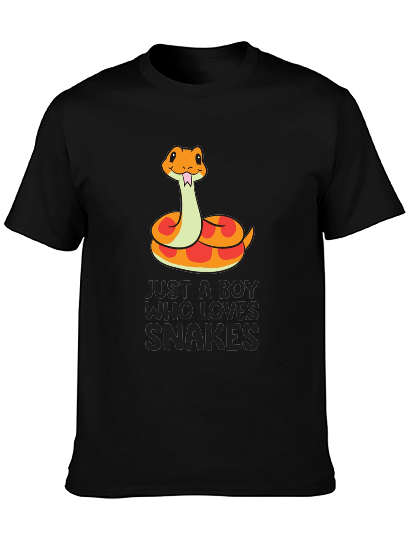 Boy Who Loves Snakes T-Shirt - Cute Snake Design