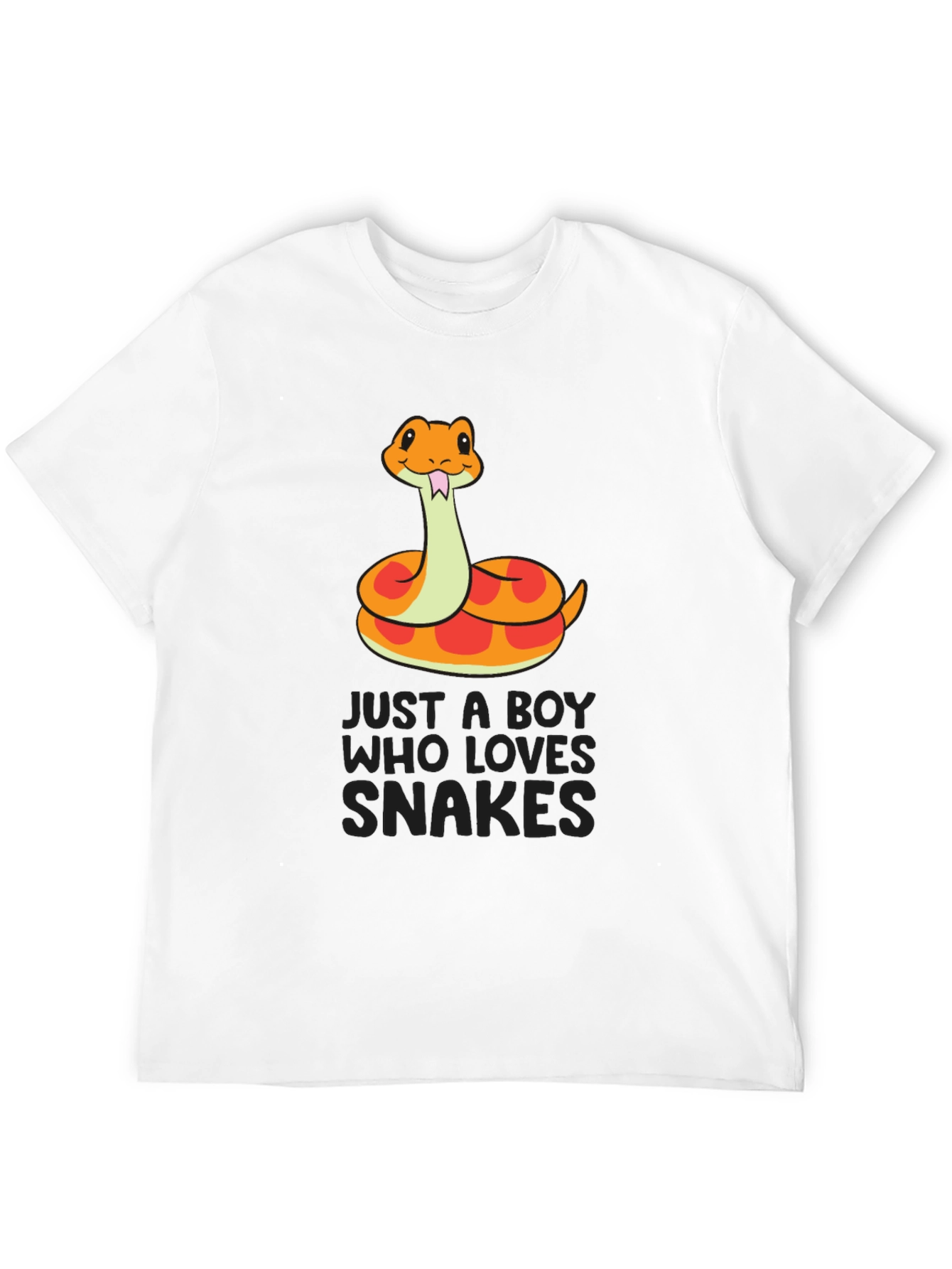 Boy Who Loves Snakes T-Shirt - Cute Snake Design