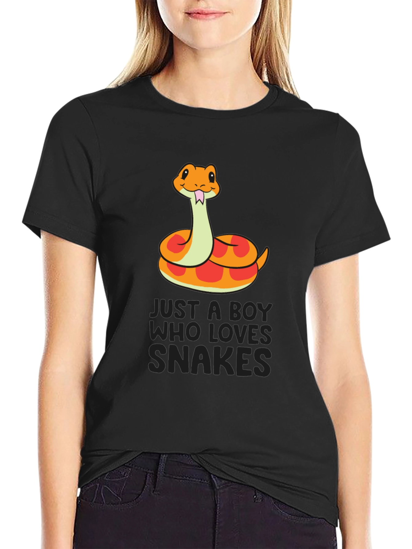 Boy Who Loves Snakes T-Shirt - Cute Snake Design