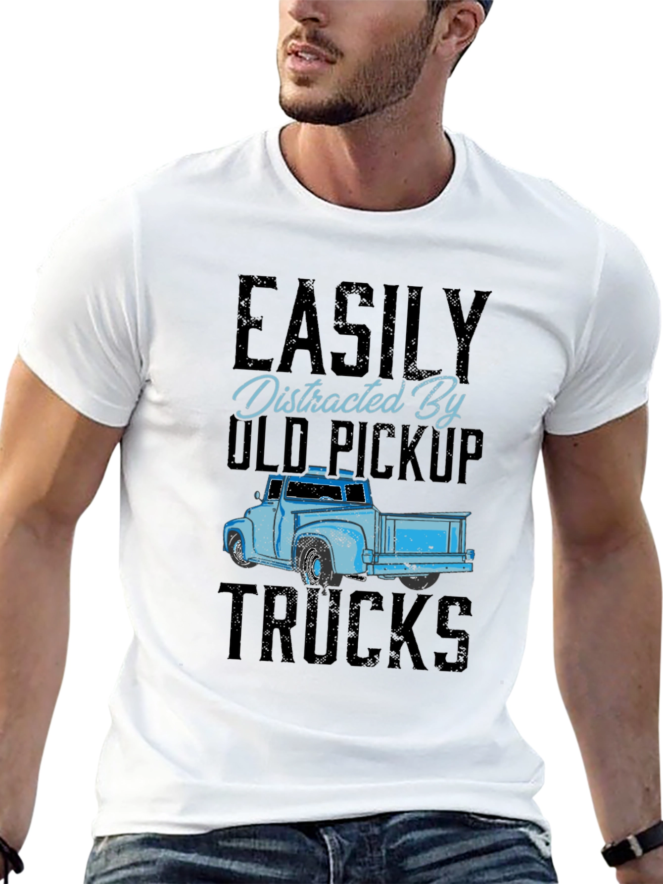 Old Pickup Trucks Distraction T-Shirt